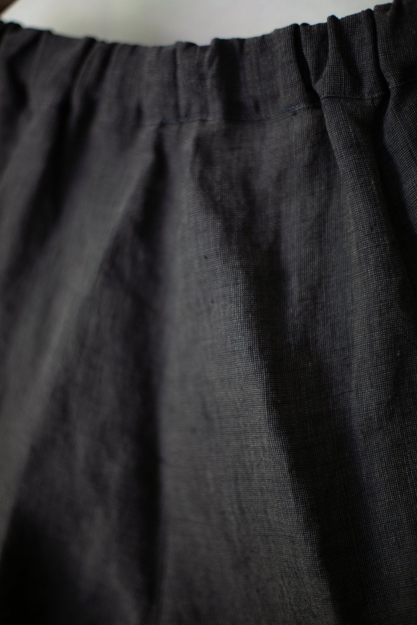 Dark grey linen trousers