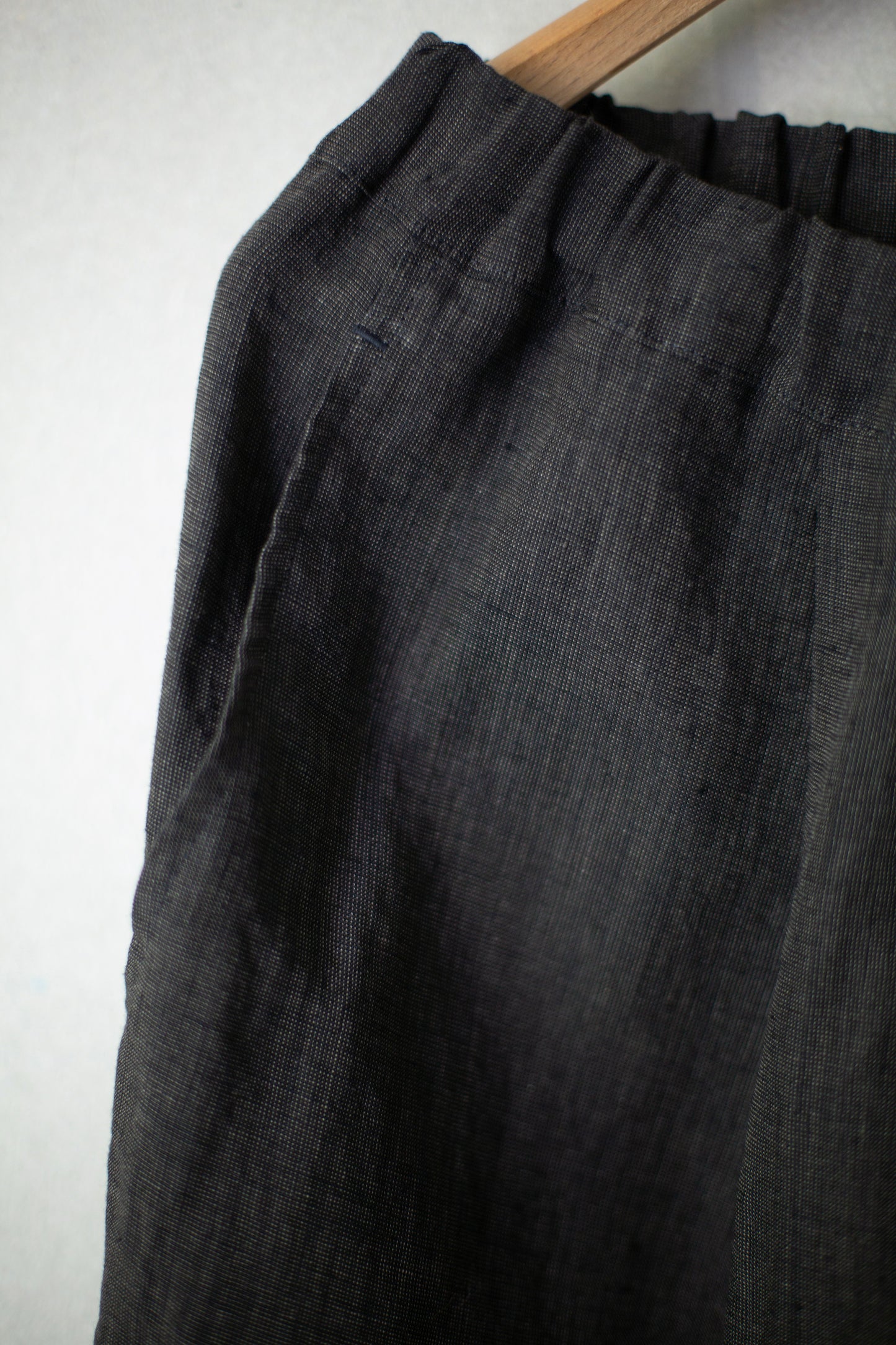 Dark grey linen trousers