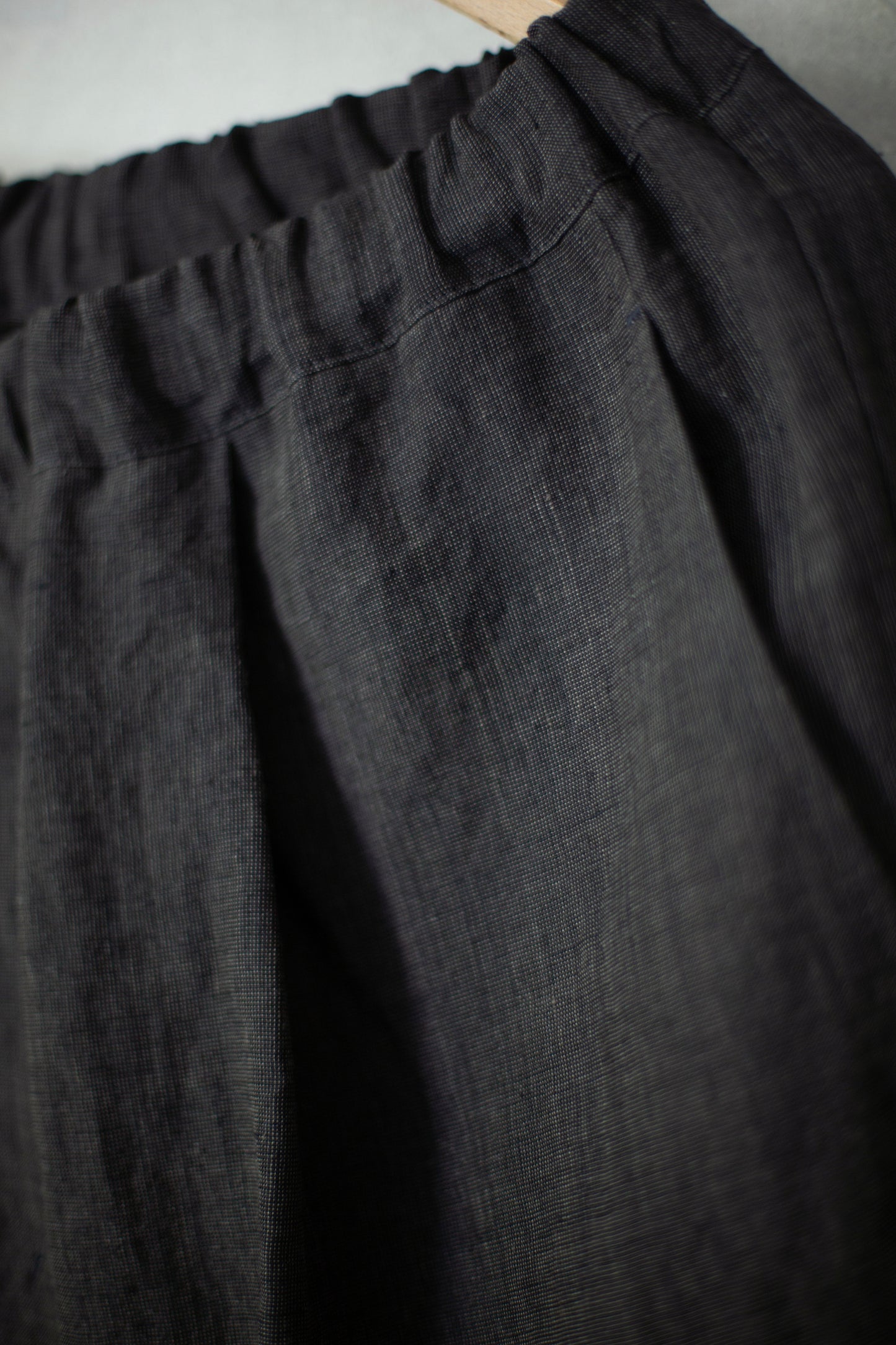 Dark grey linen trousers