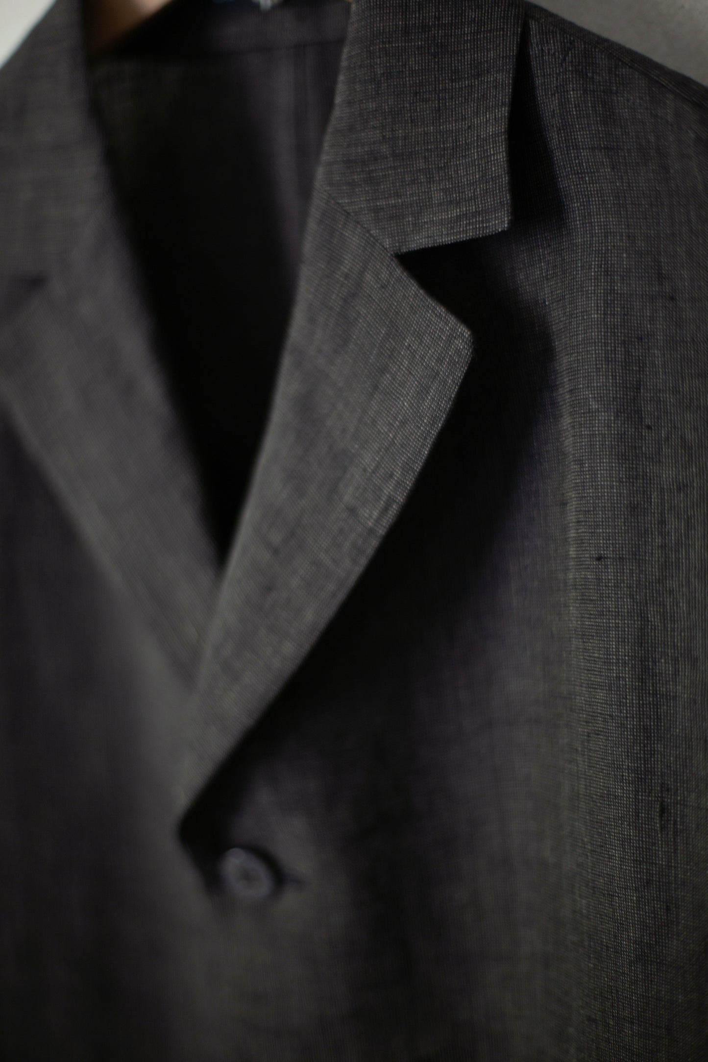 Dark grey linen jacket