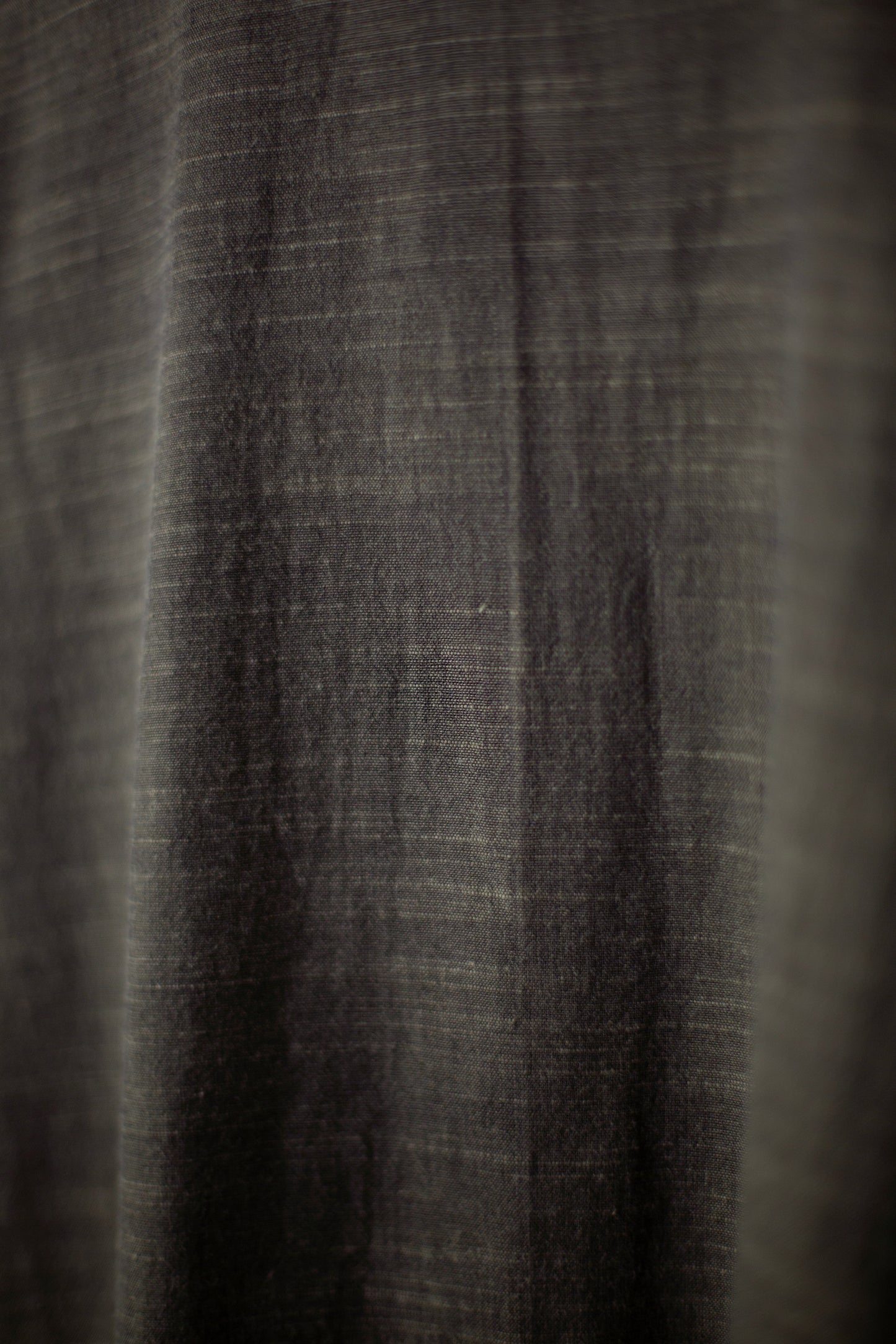 Hand woven cotton shirt dyed with Myrobalan x Jaggery x Pomegranate dyed