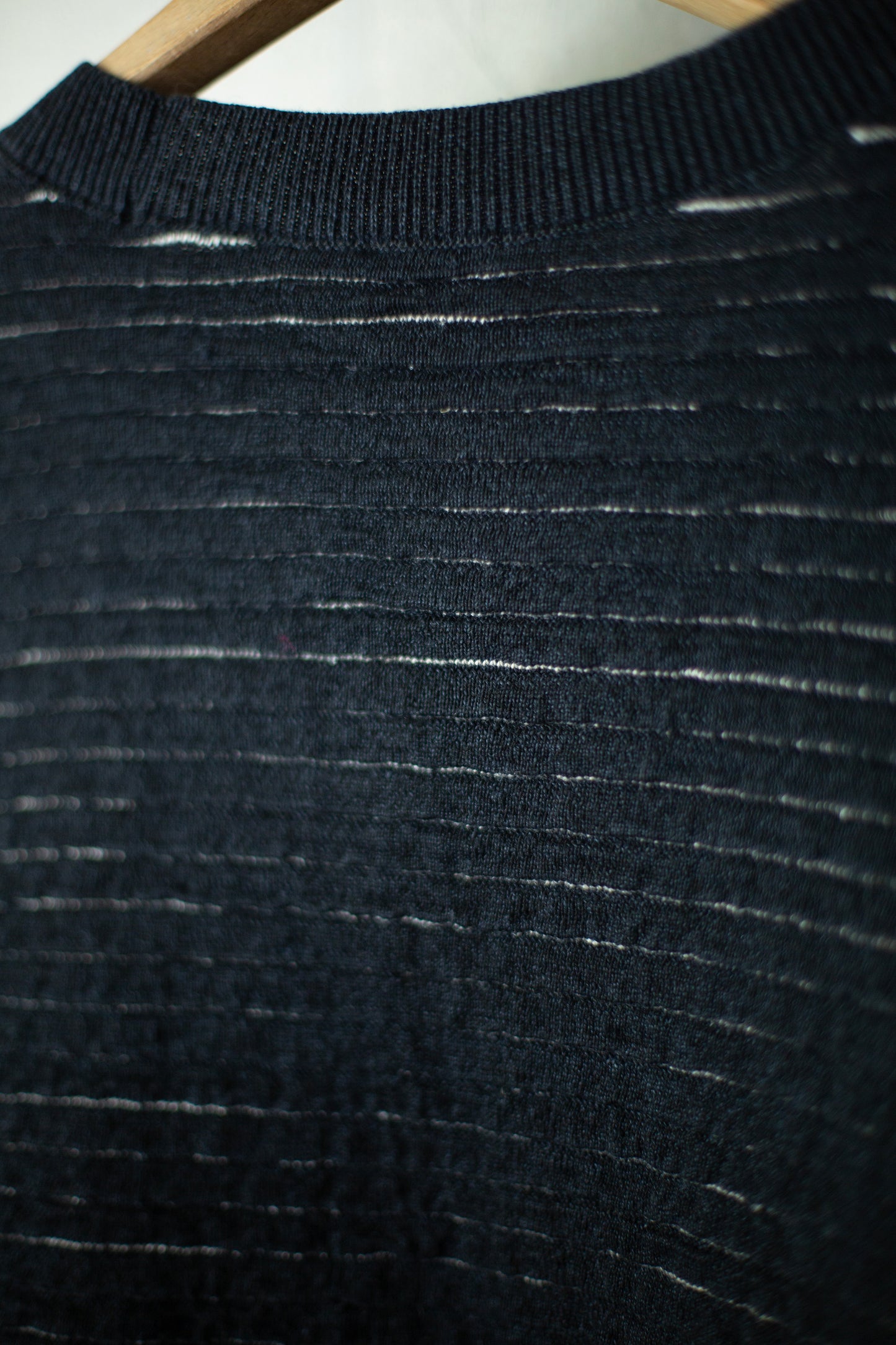 KNIT#70 - LINEN COTTON YARN BLACK