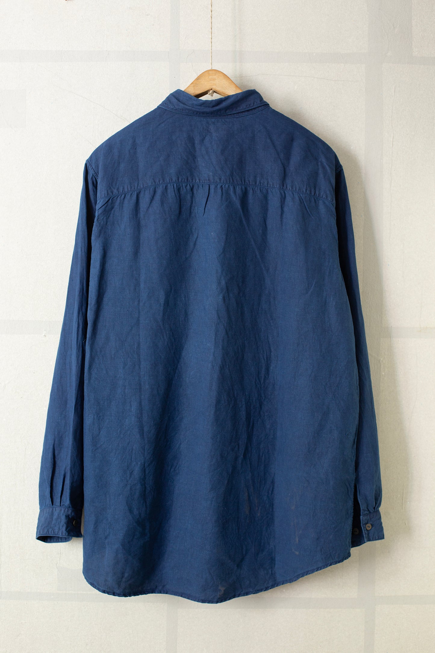 Dark Indigo dyed Hemp Shirt