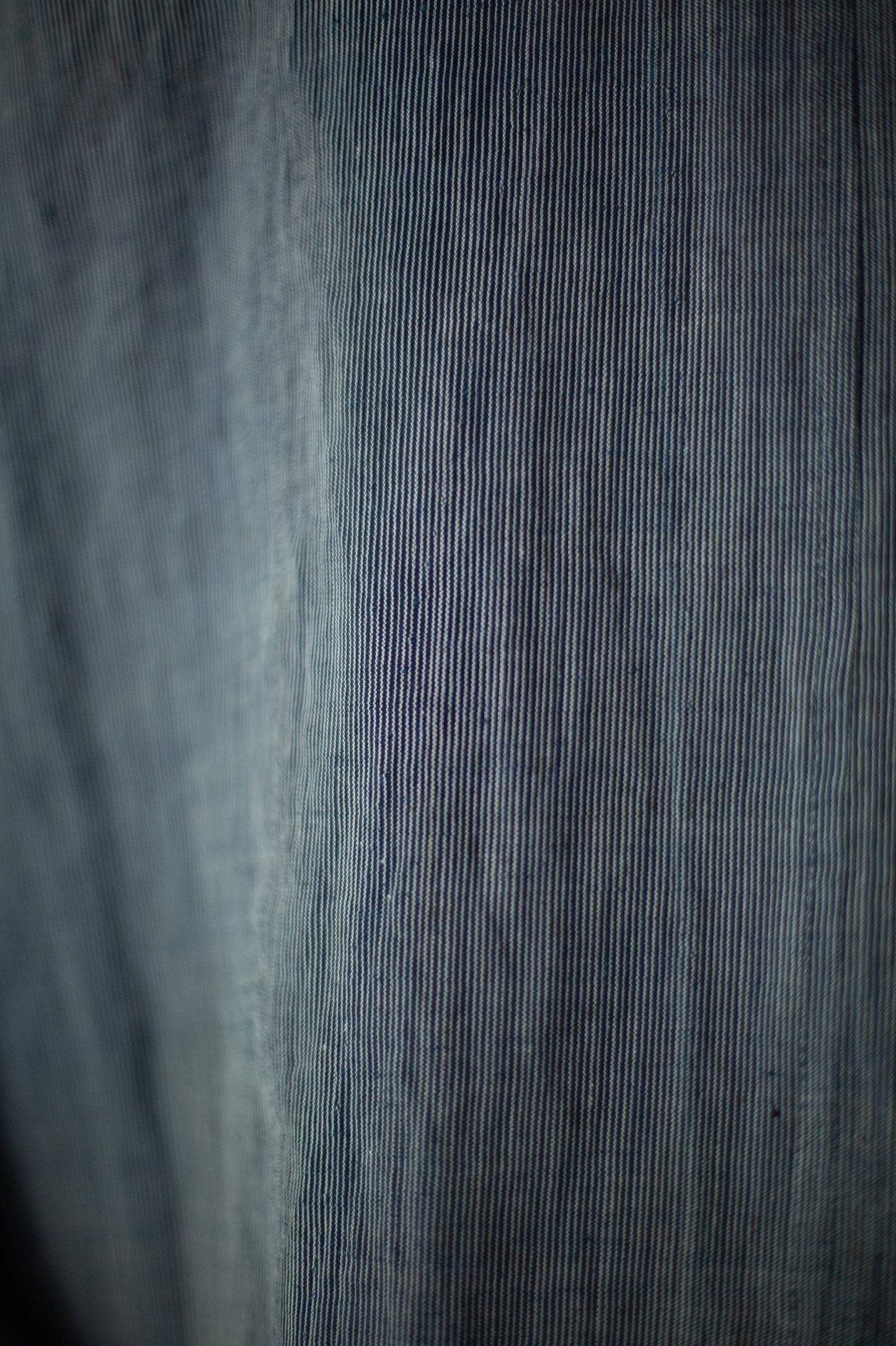 Shirt coat from antique handwoven kimono fabric