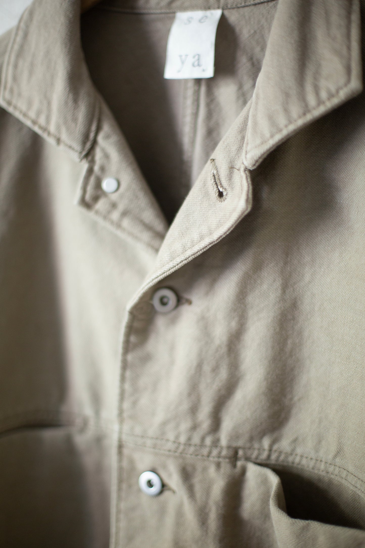 LIMESTONE TOFU DENIM JACKET