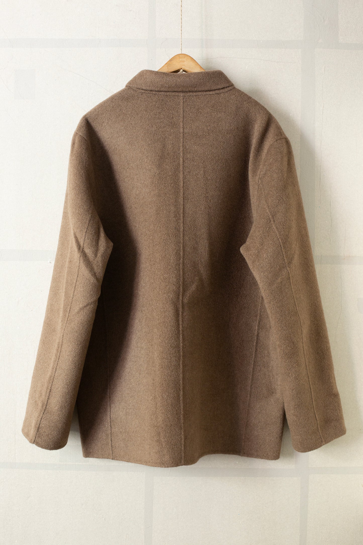BROWN DOUBLE FACE YAK JACKET