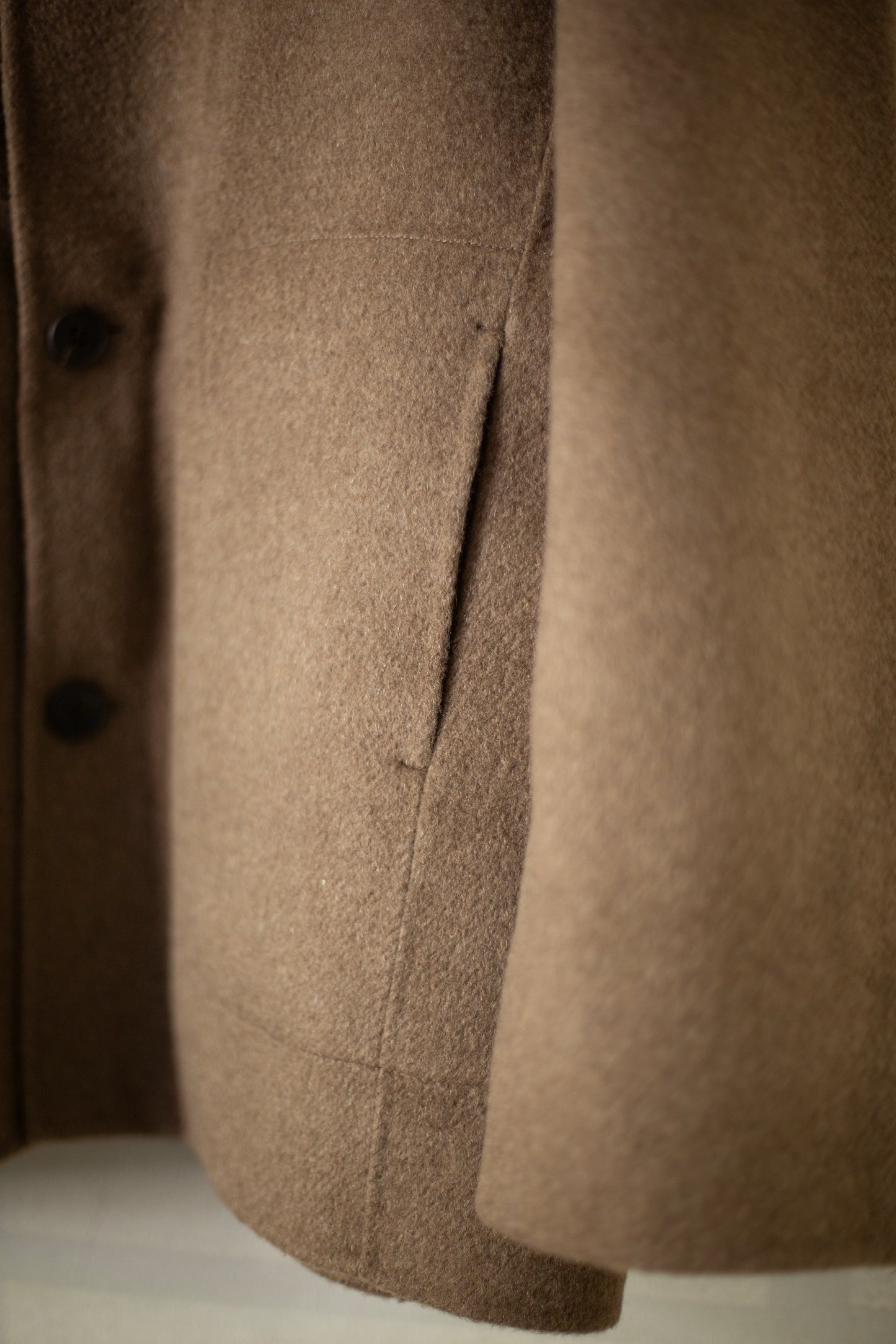 BROWN DOUBLE FACE YAK JACKET