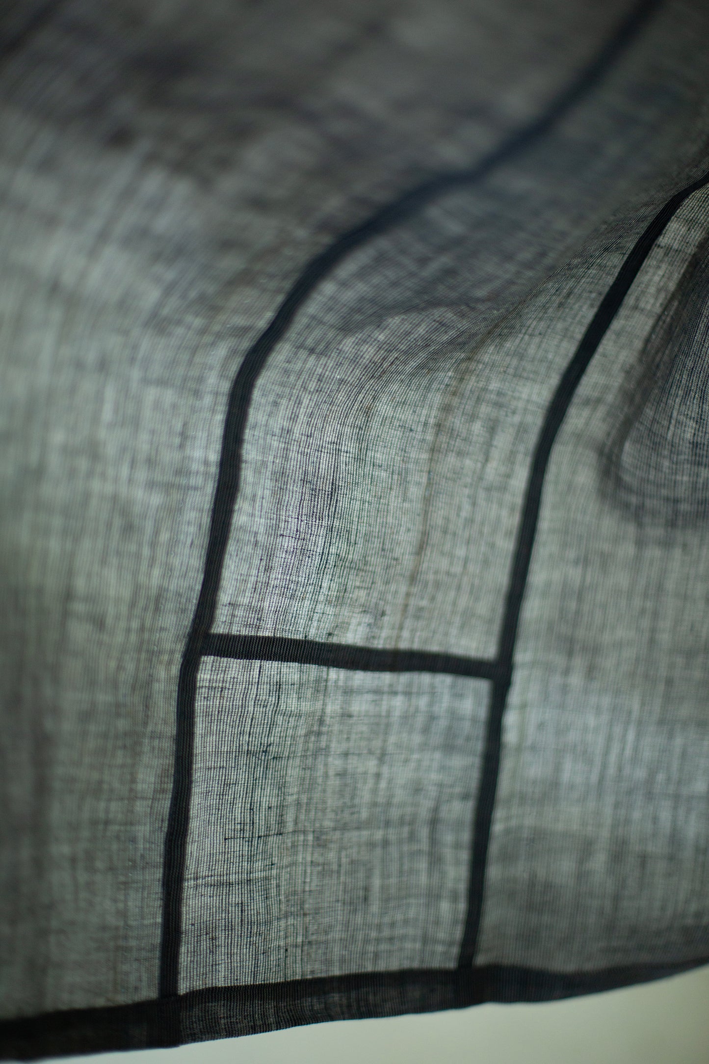 Shirt coat from antique handwoven kimono fabric