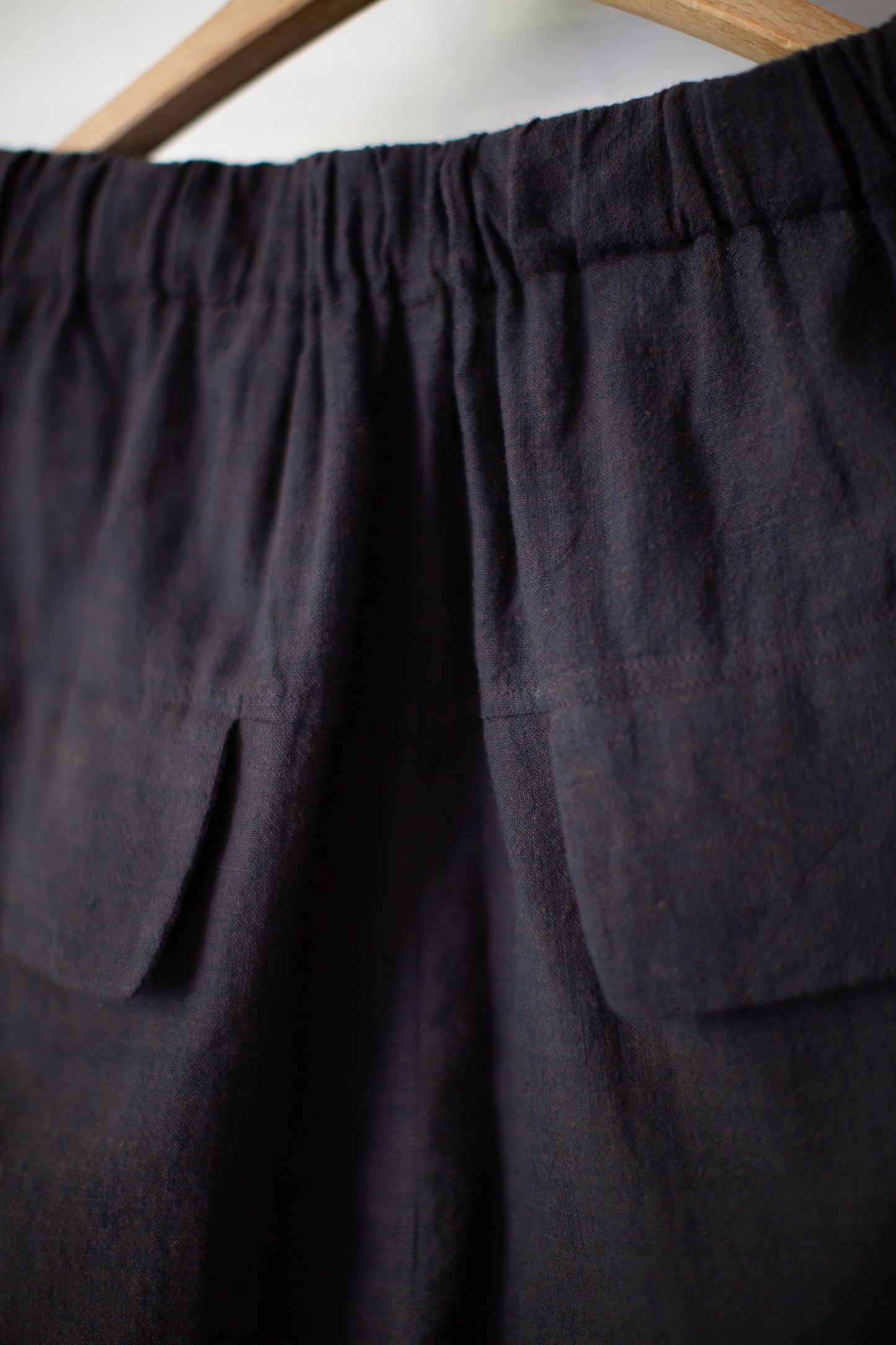 Black brown khadi trousers