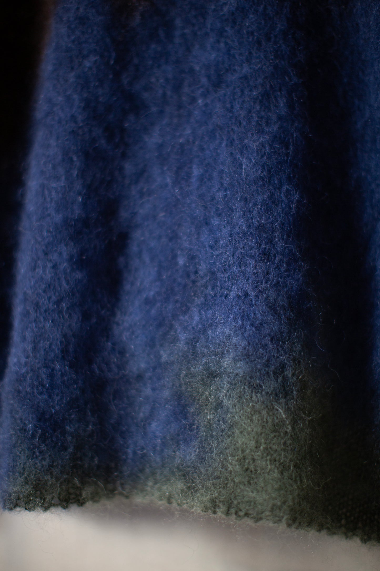 Mohair chusen dyeing knit