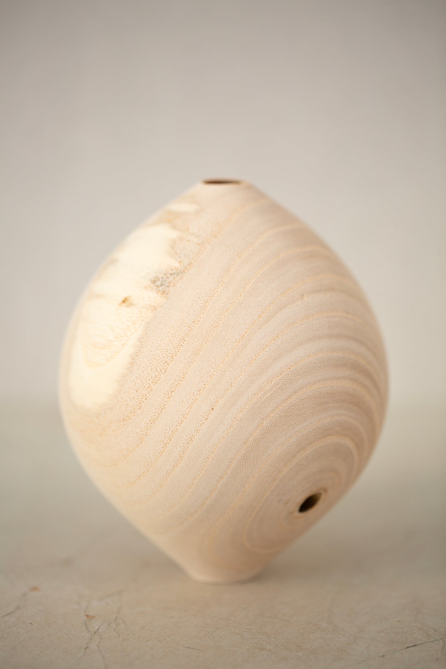 Wooden vase