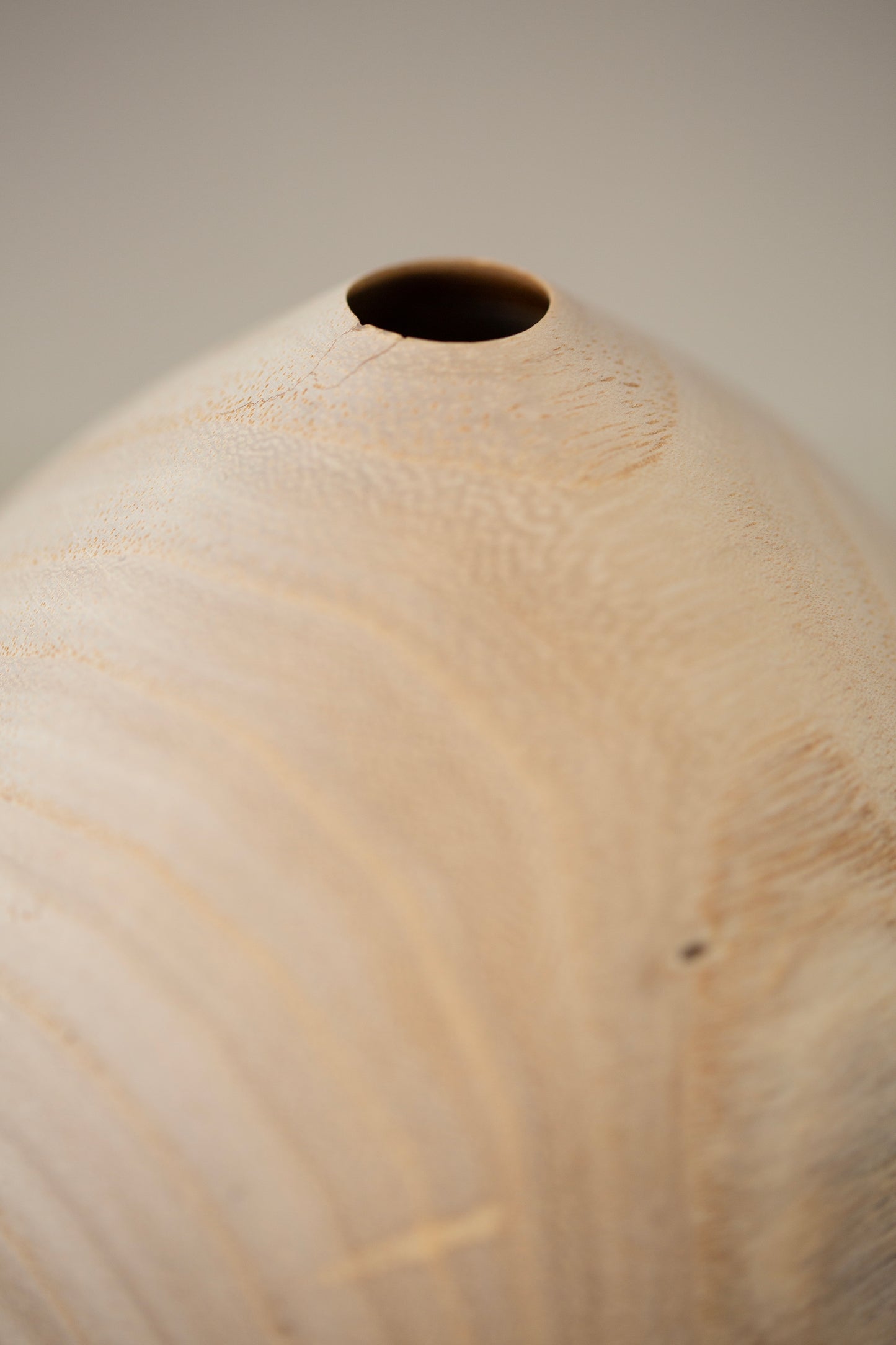 Wooden vase