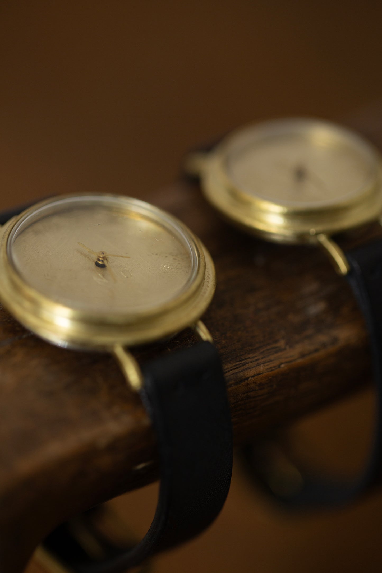 Small brass watch