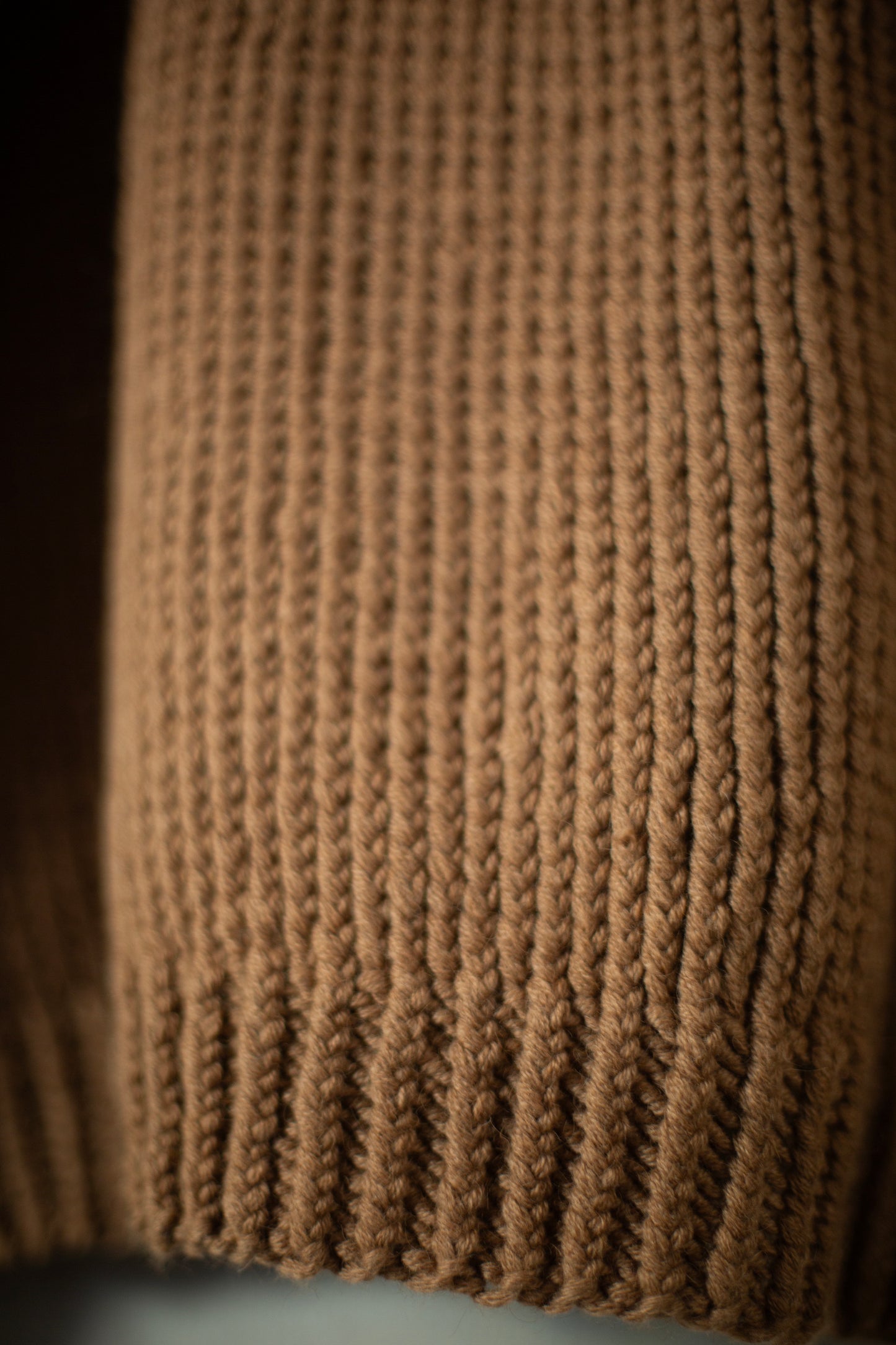 KNIT#68 - CAMEL WOOL NATURAL