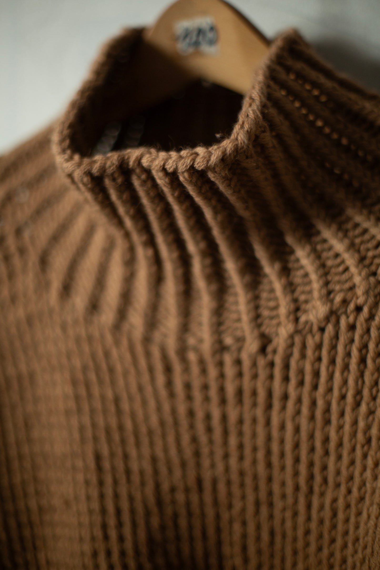 KNIT#68 - CAMEL WOOL NATURAL
