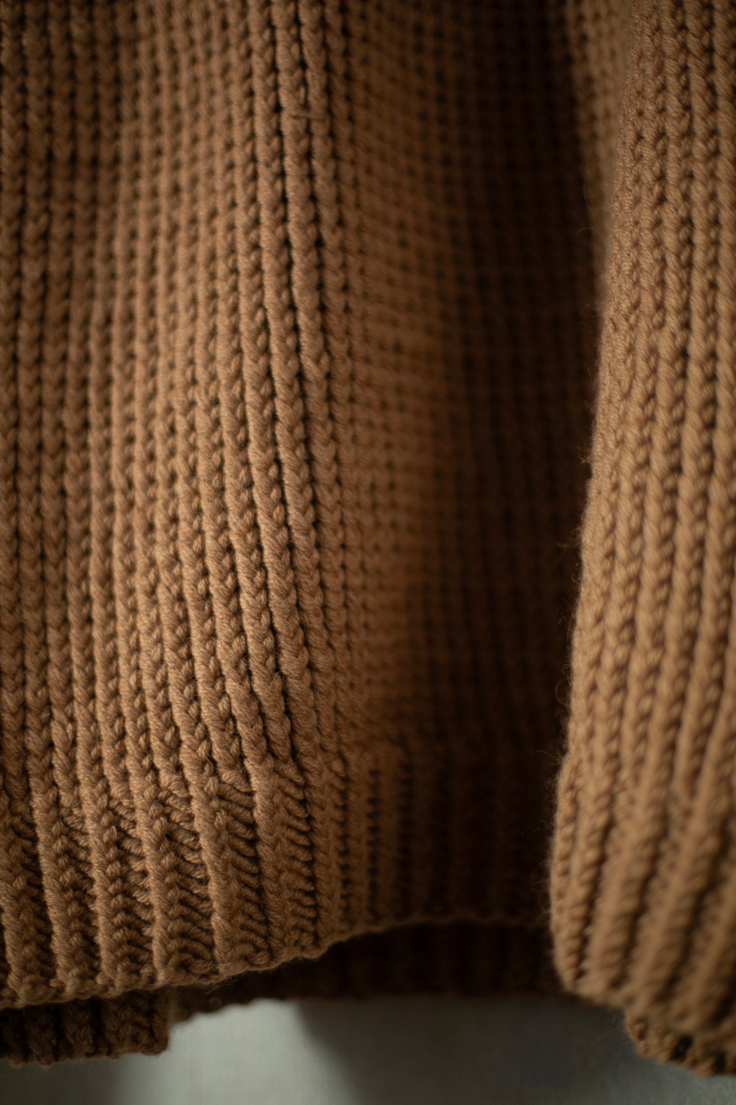 KNIT#68 - CAMEL WOOL NATURAL