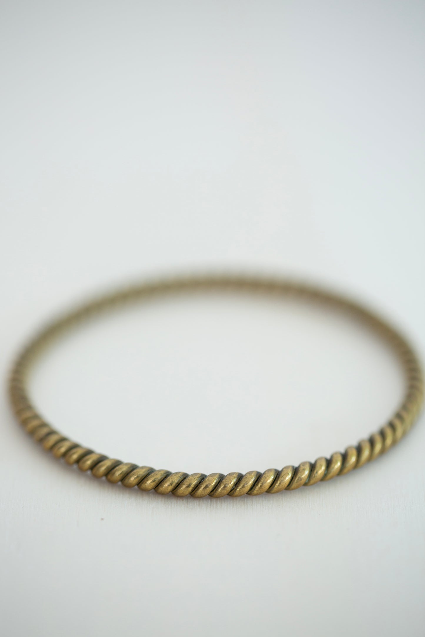 twisted copper bracelet