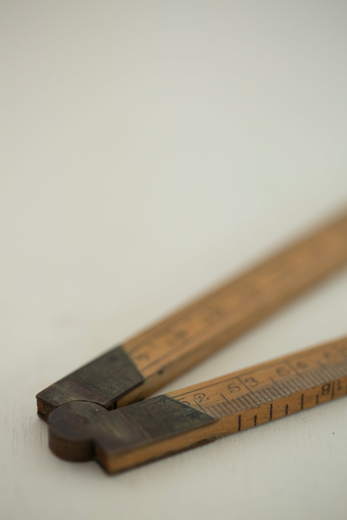 foldable wooden meter