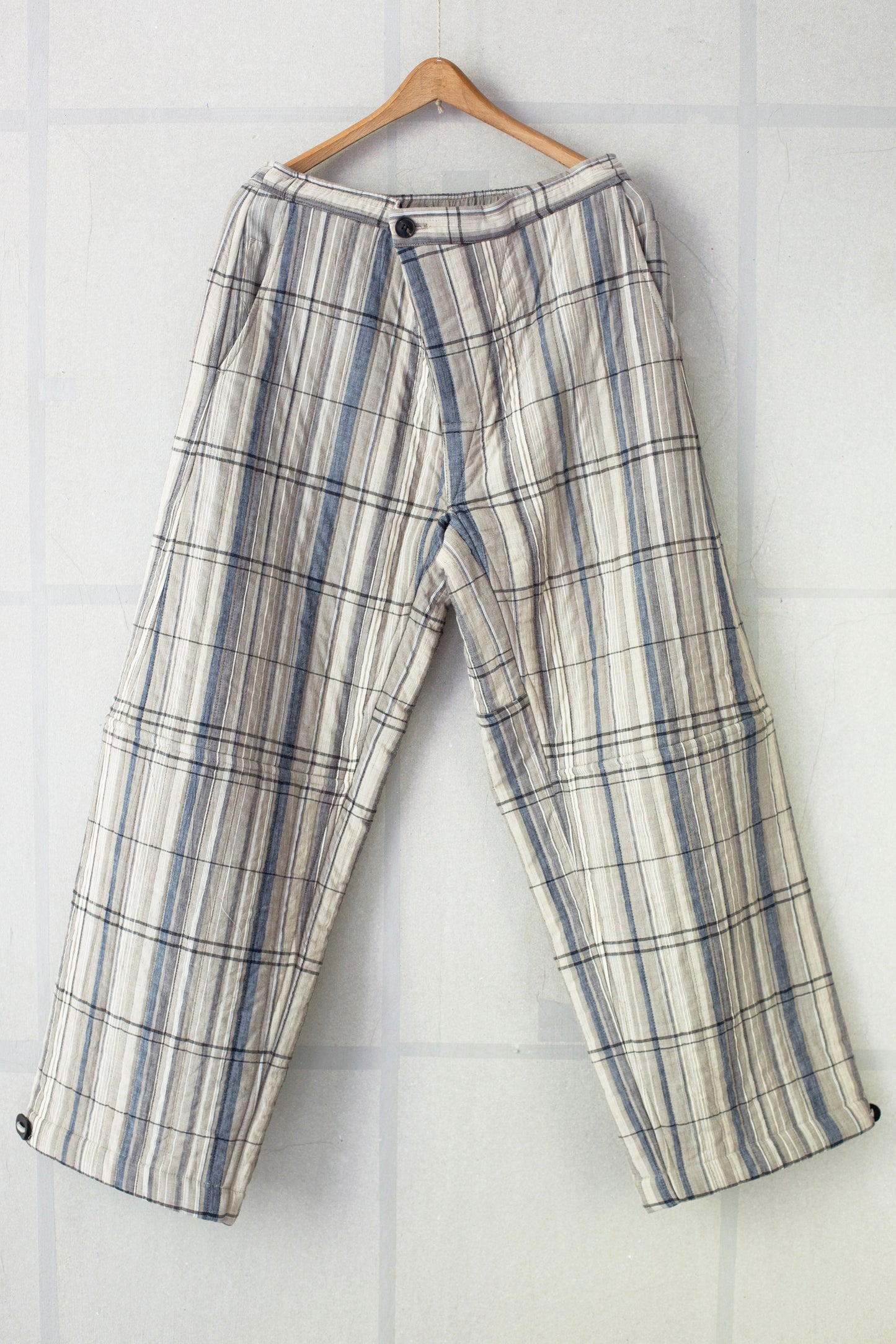 TROUSERS#89 - MADRAS PLAID PADDED PLASTER