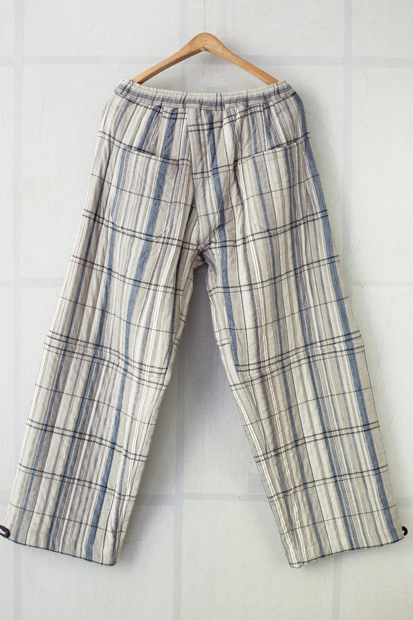 TROUSERS#89 - MADRAS PLAID PADDED PLASTER