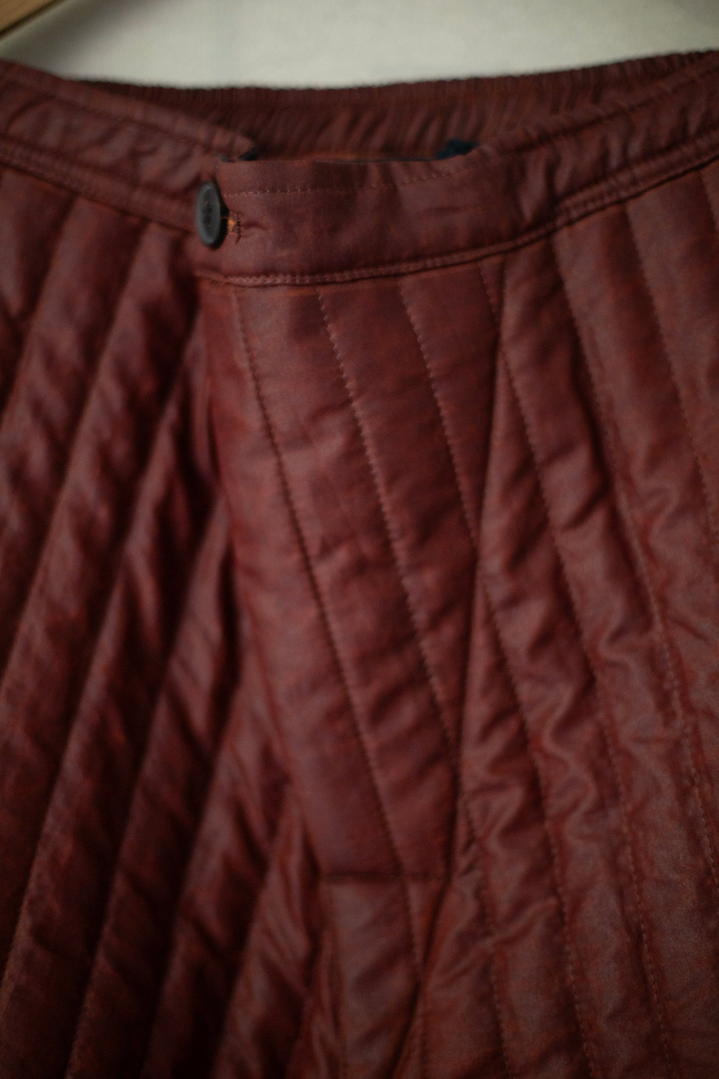 TROUSERS#89 - SHULIANG SILK PADDED OXBLOOD