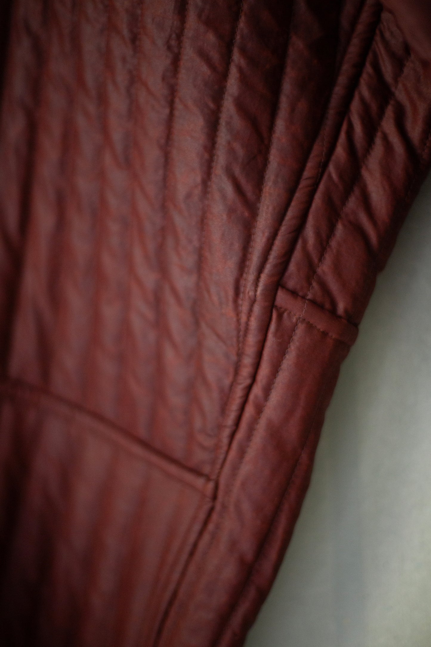 TROUSERS#89 - SHULIANG SILK PADDED OXBLOOD