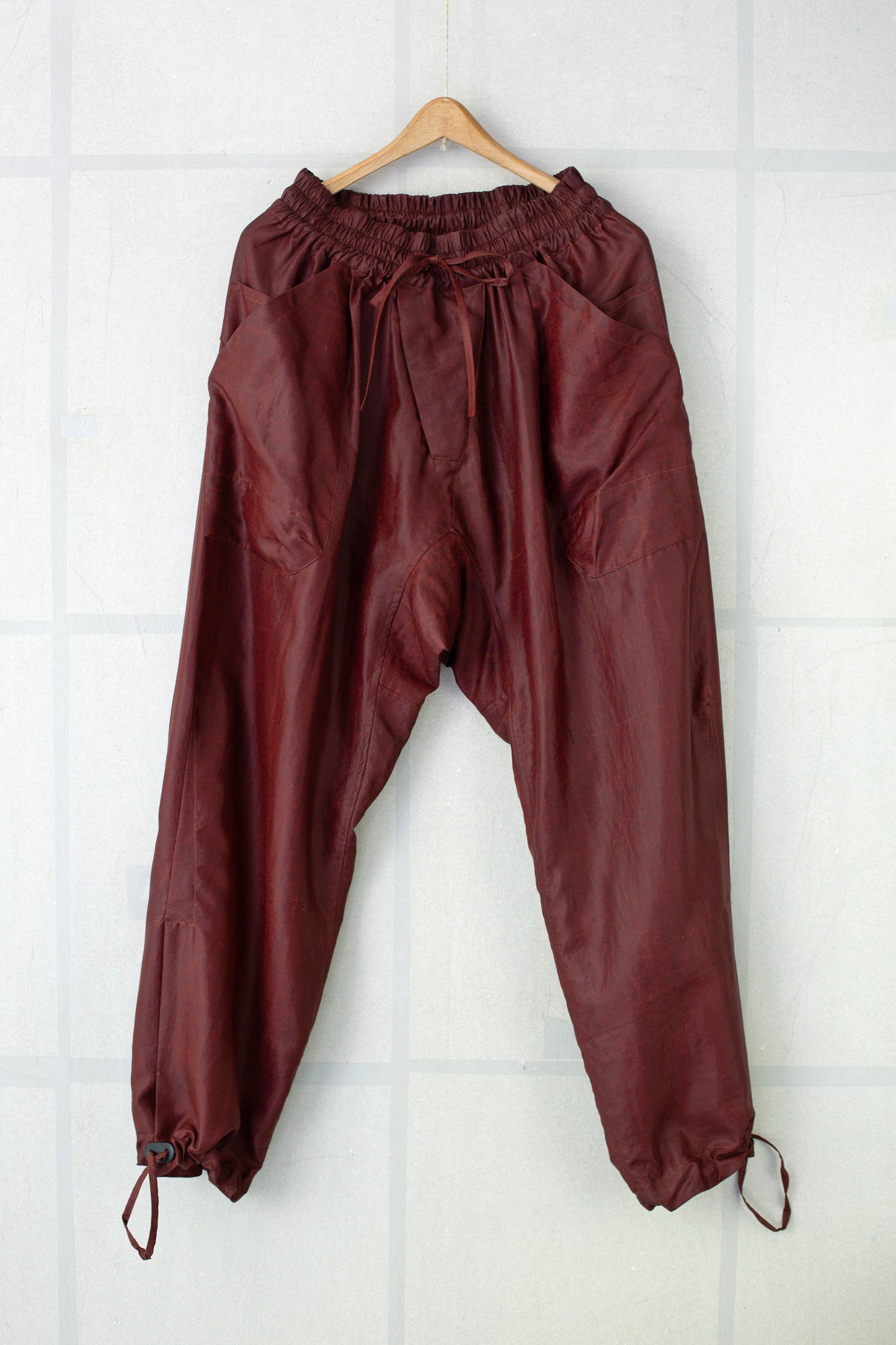 TROUSERS#88 - SHULIANG SILK OXBLOOD