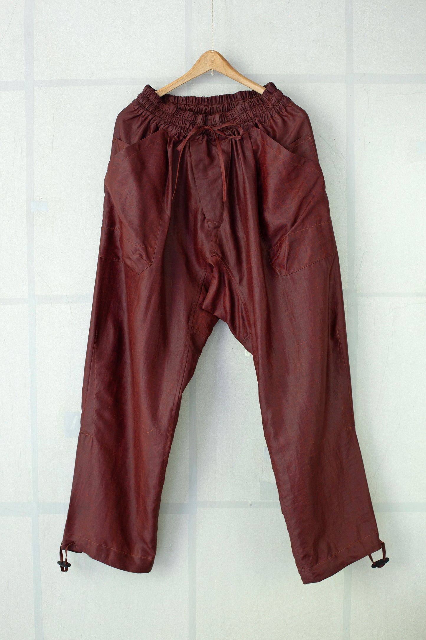 TROUSERS#88 - SHULIANG SILK OXBLOOD