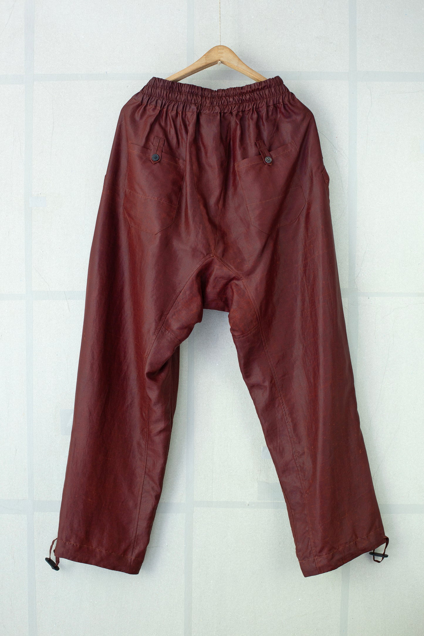 TROUSERS#88 - SHULIANG SILK OXBLOOD