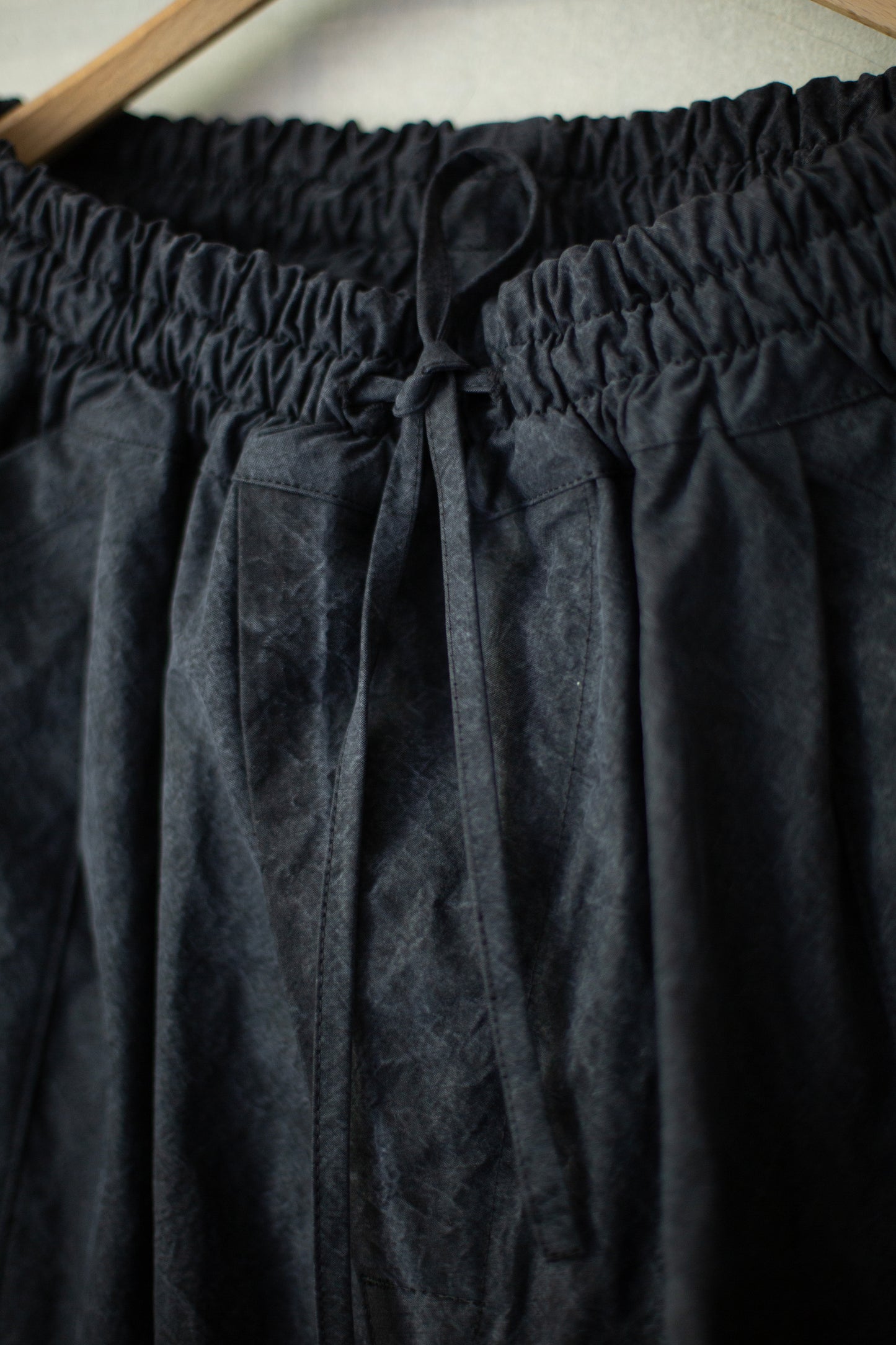 TROUSERS#88 - TIME WASHED CANVAS BLACK