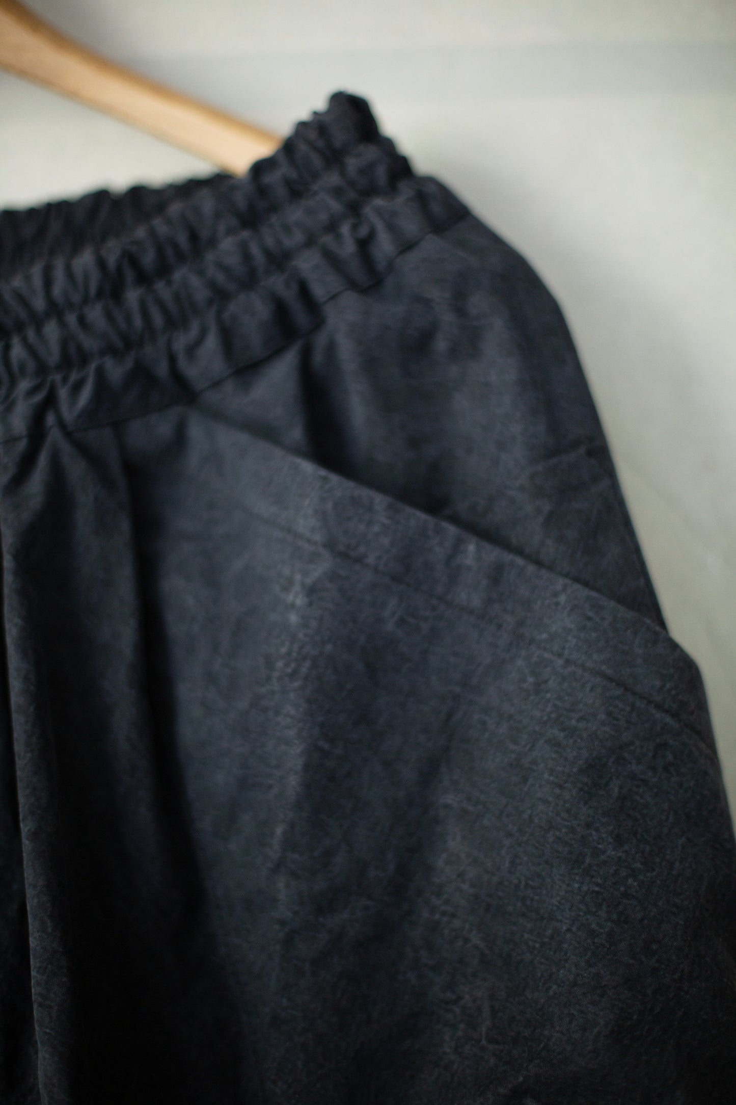 TROUSERS#88 - TIME WASHED CANVAS BLACK