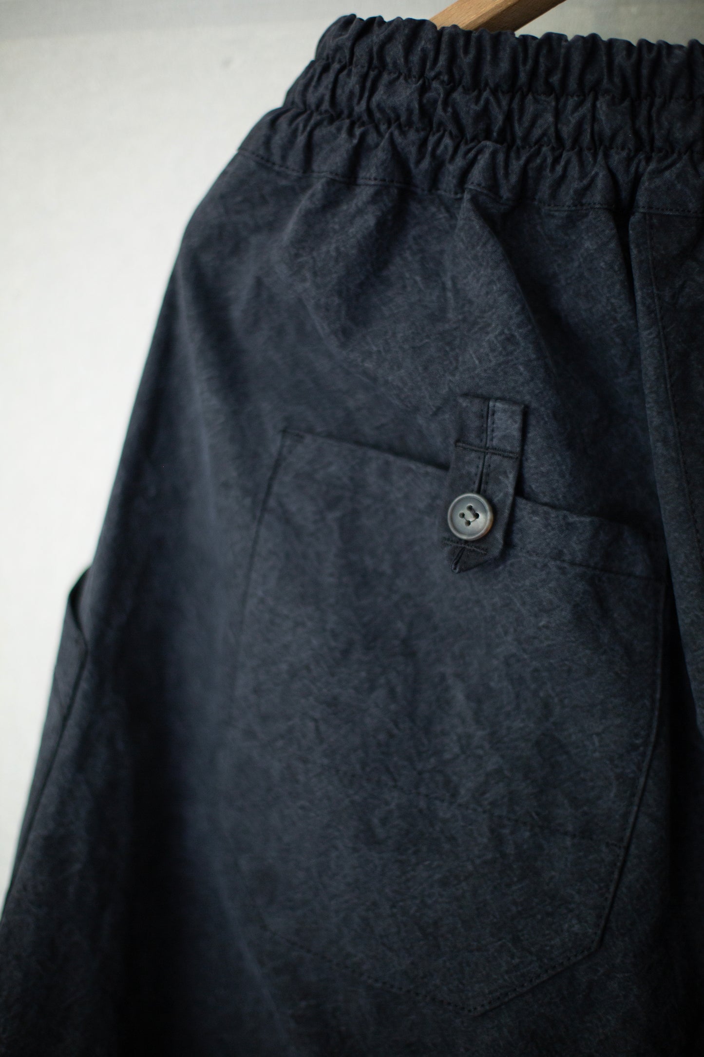 TROUSERS#88 - TIME WASHED CANVAS BLACK