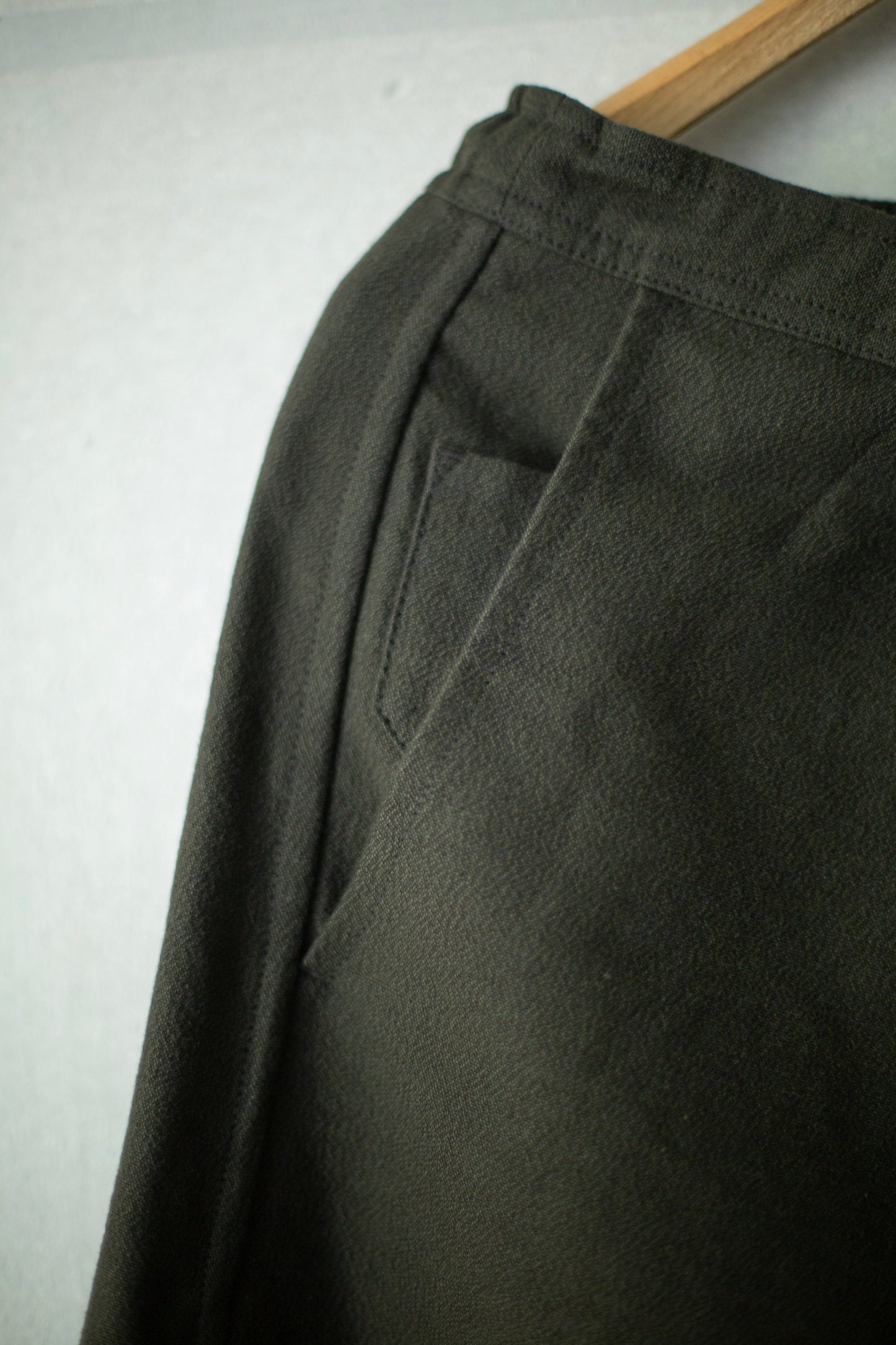 TROUSERS#89 - ANTIQUE COTTON CLOTH FOREST