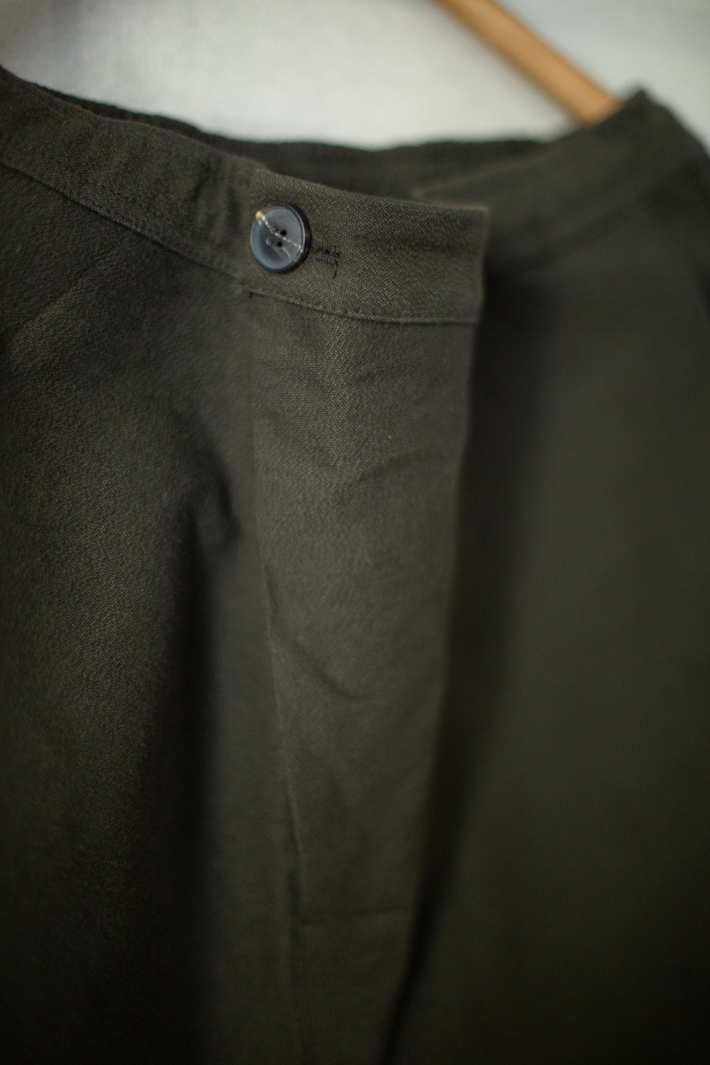 TROUSERS#89 - ANTIQUE COTTON CLOTH FOREST