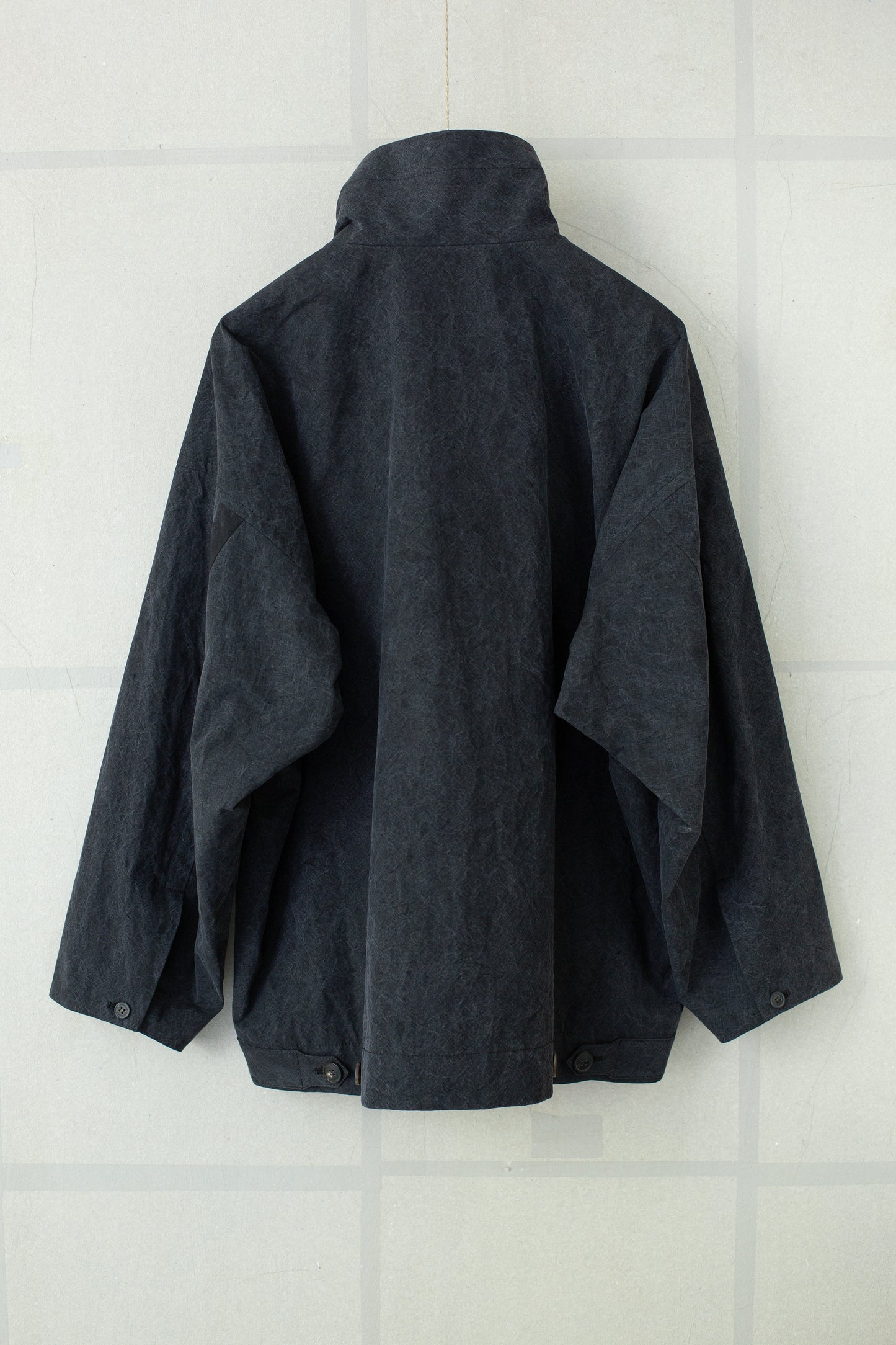 JACKET#61 - TIME WASHED CANVAS BLACK
