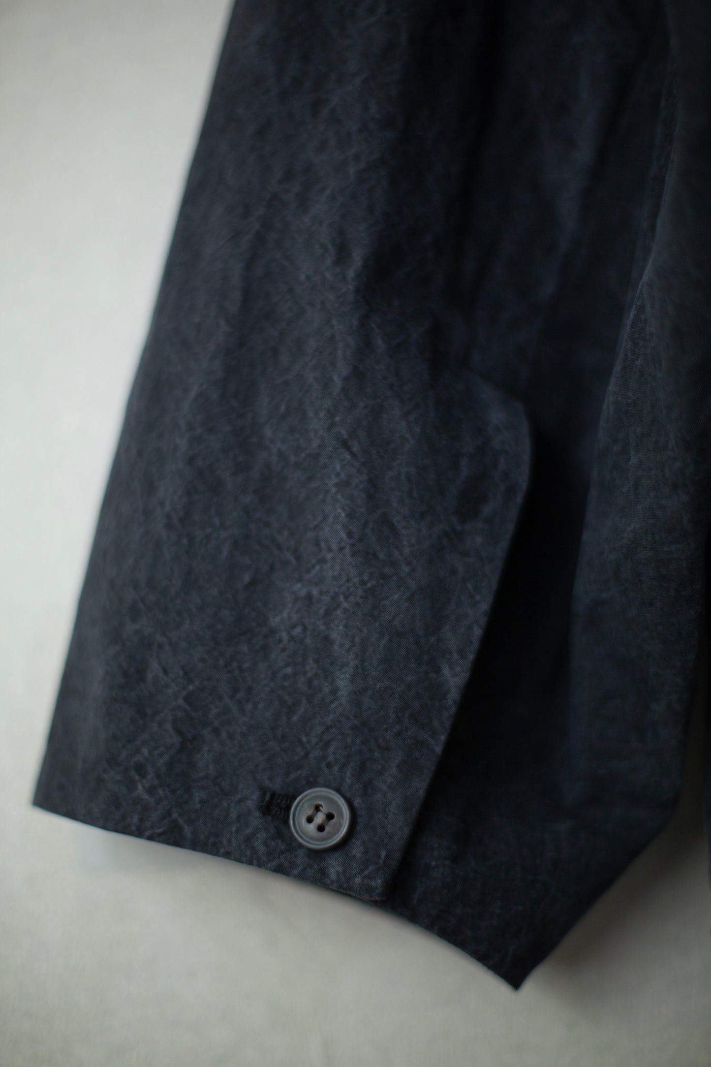 JACKET#61 - TIME WASHED CANVAS BLACK