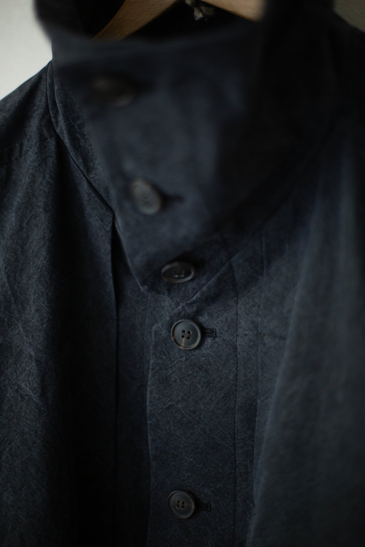 JACKET#61 - TIME WASHED CANVAS BLACK