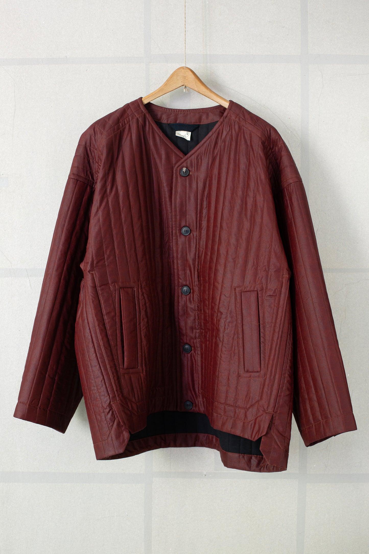JACKET#62 - SHULIANG SILK PADDED OXBLOOD