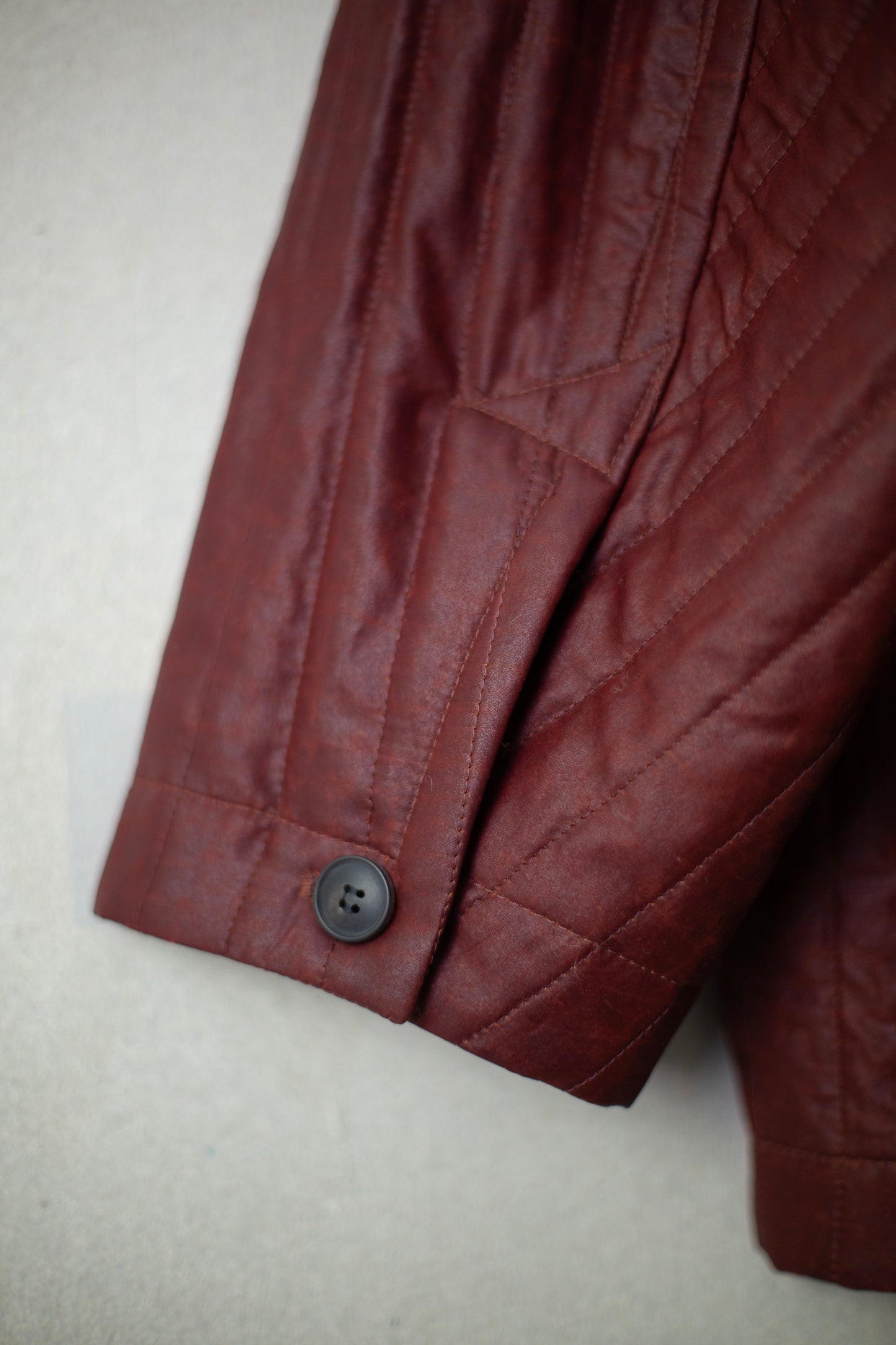 JACKET#62 - SHULIANG SILK PADDED OXBLOOD