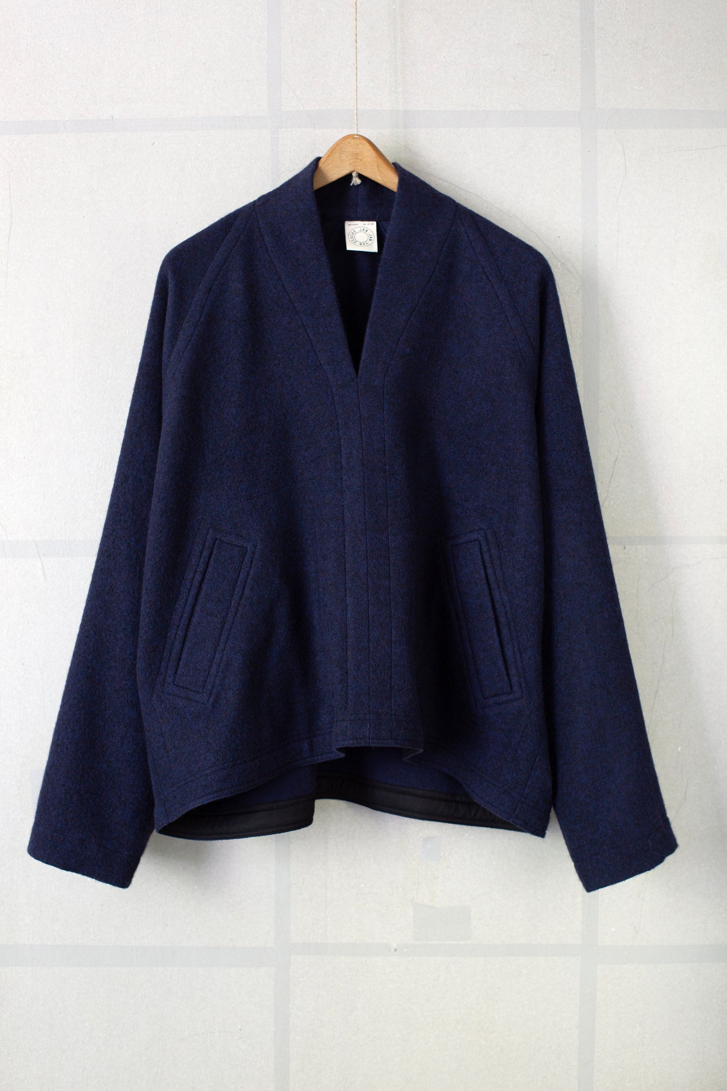 SWEAT#65 - BRUSHED ALPACA WOOL MIDNIGHT