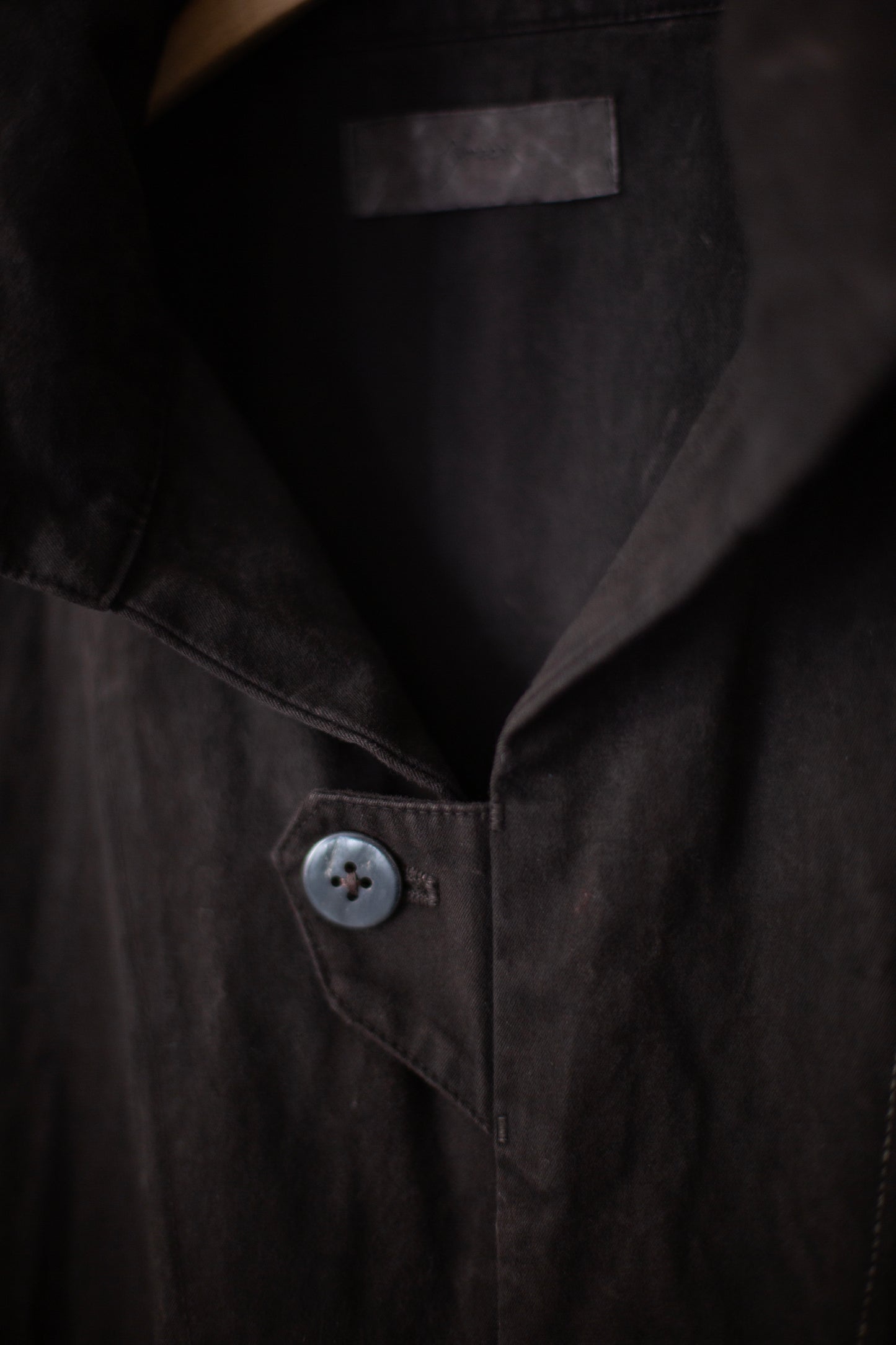 Meeting Jacket in Natural Dye Dark Mud Brown