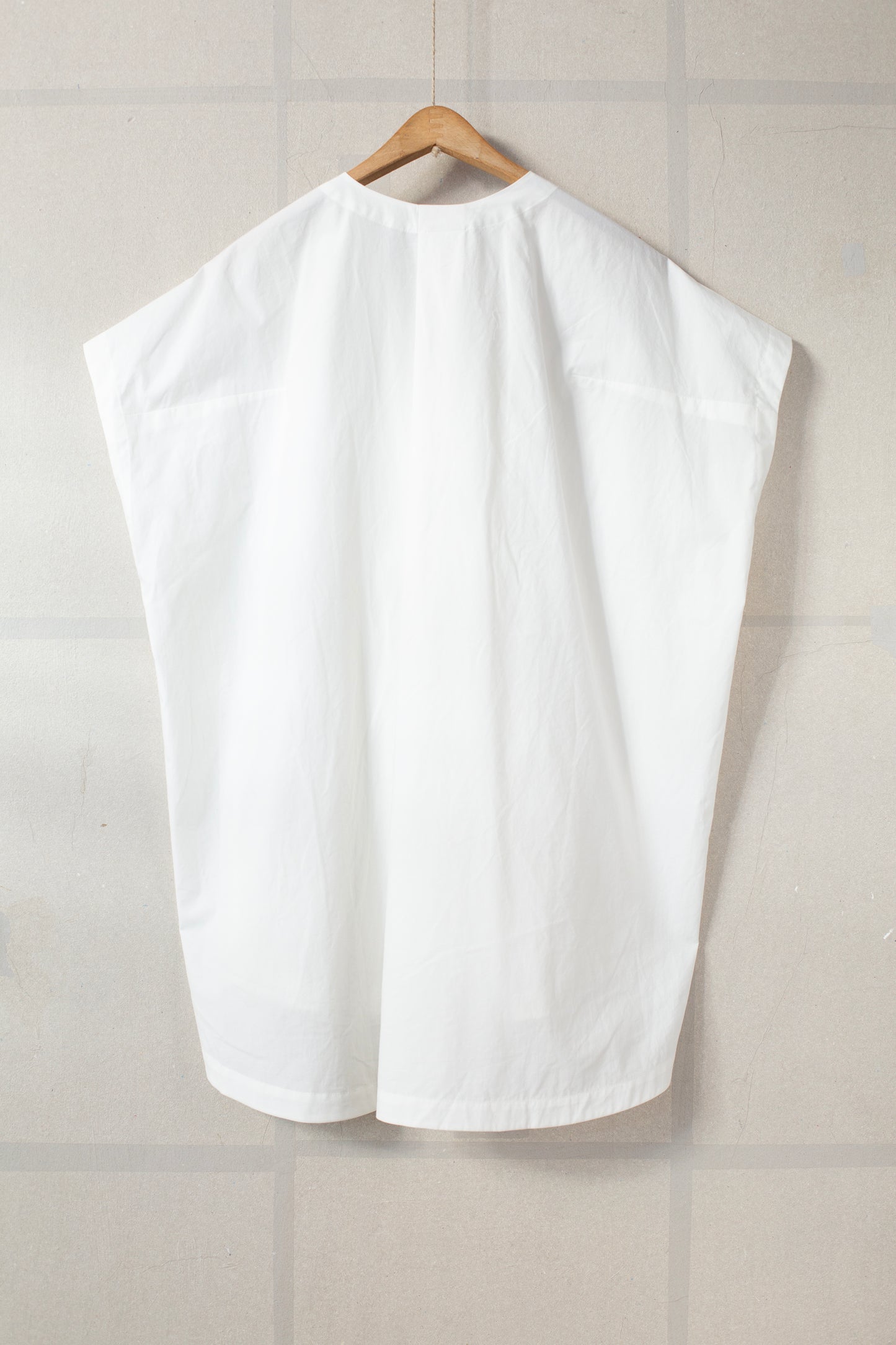 SHIRT#104 - COTTON HEMP POPLIN WHITE