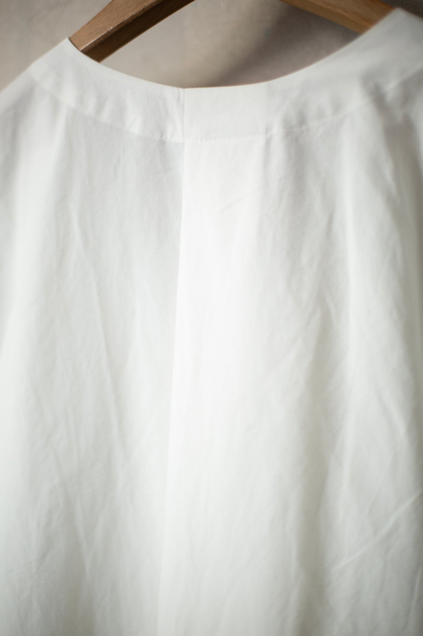 SHIRT#104 - COTTON HEMP POPLIN WHITE