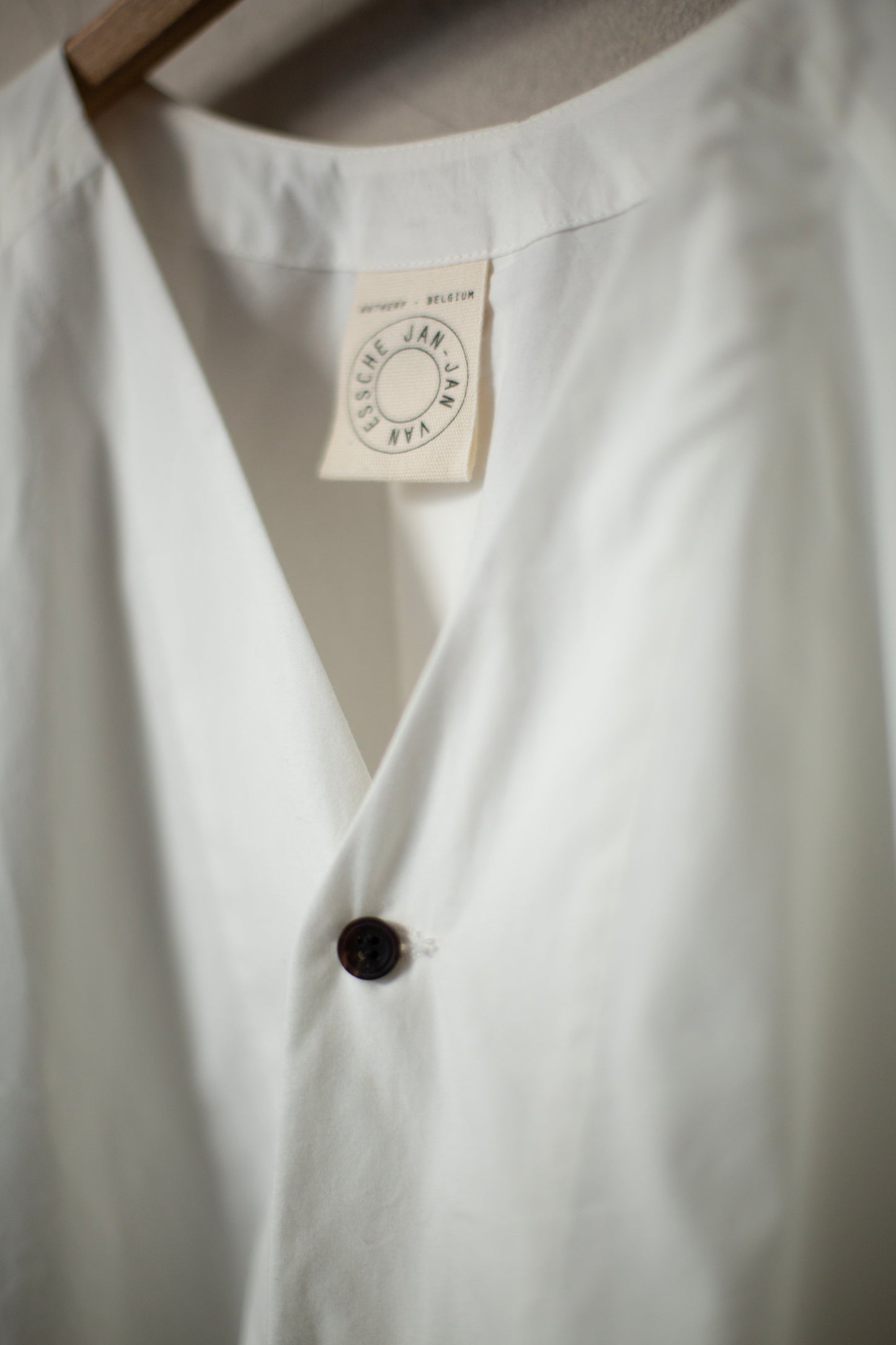 SHIRT#104 - COTTON HEMP POPLIN WHITE