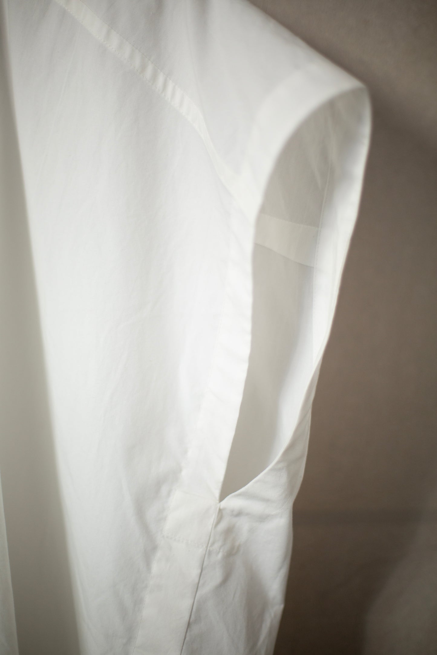 SHIRT#104 - COTTON HEMP POPLIN WHITE