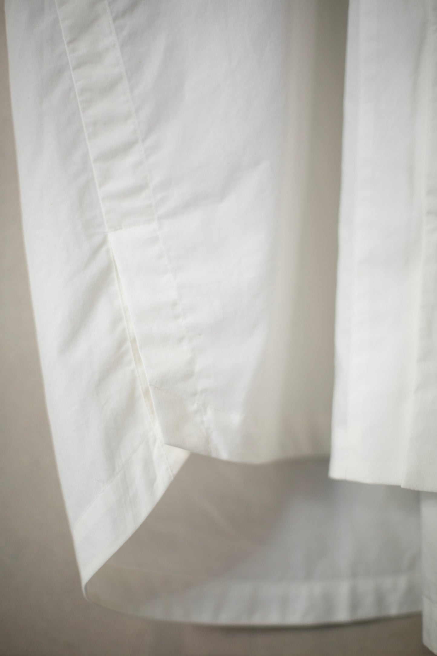 SHIRT#104 - COTTON HEMP POPLIN WHITE