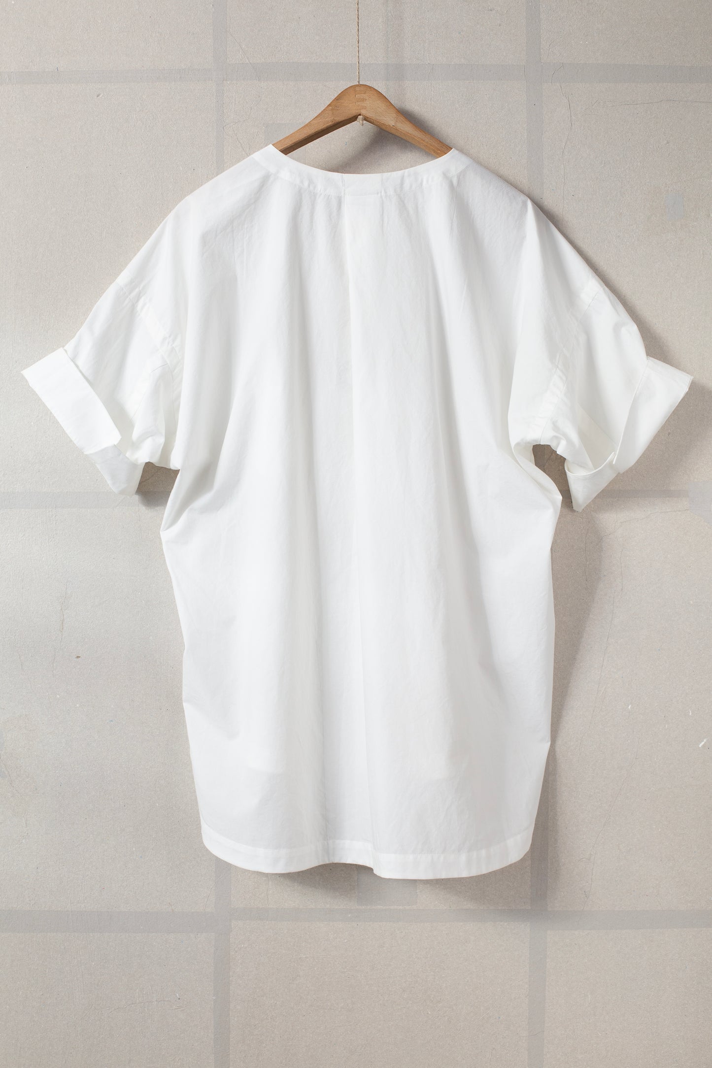 SHIRT#105 - COTTON HEMP POPLIN WHITE