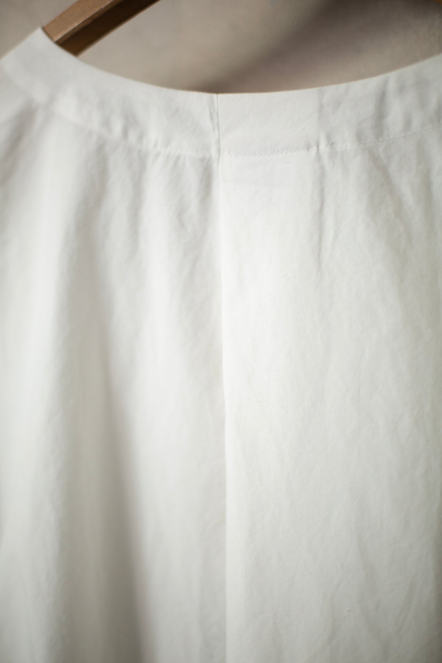 SHIRT#105 - COTTON HEMP POPLIN WHITE
