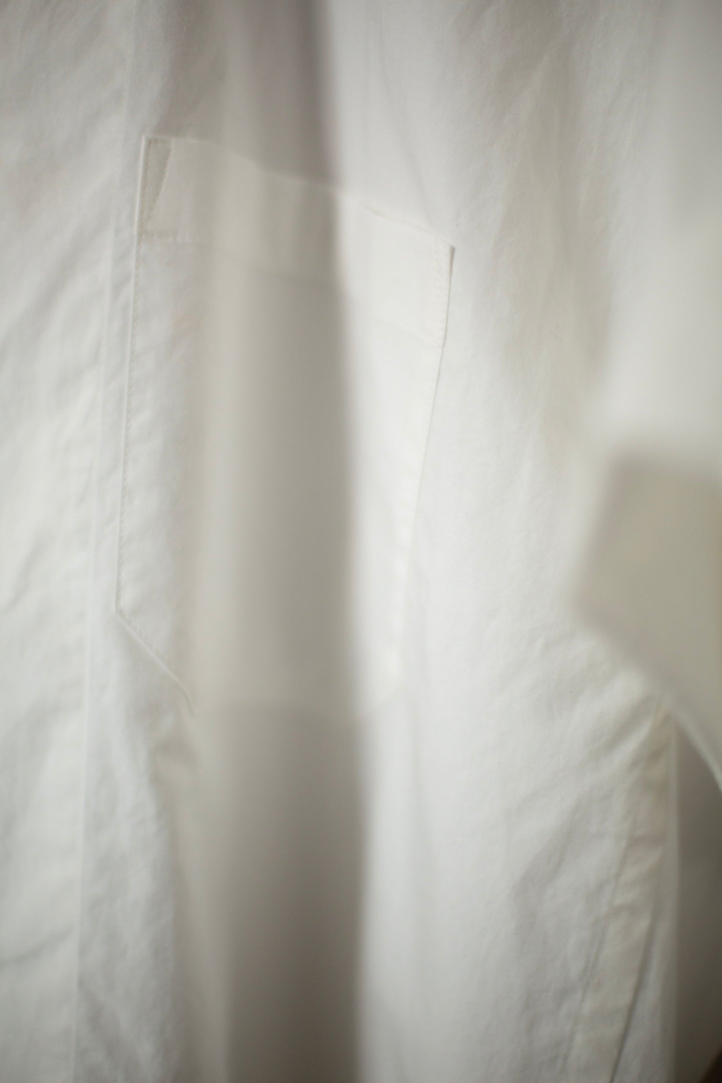 SHIRT#105 - COTTON HEMP POPLIN WHITE
