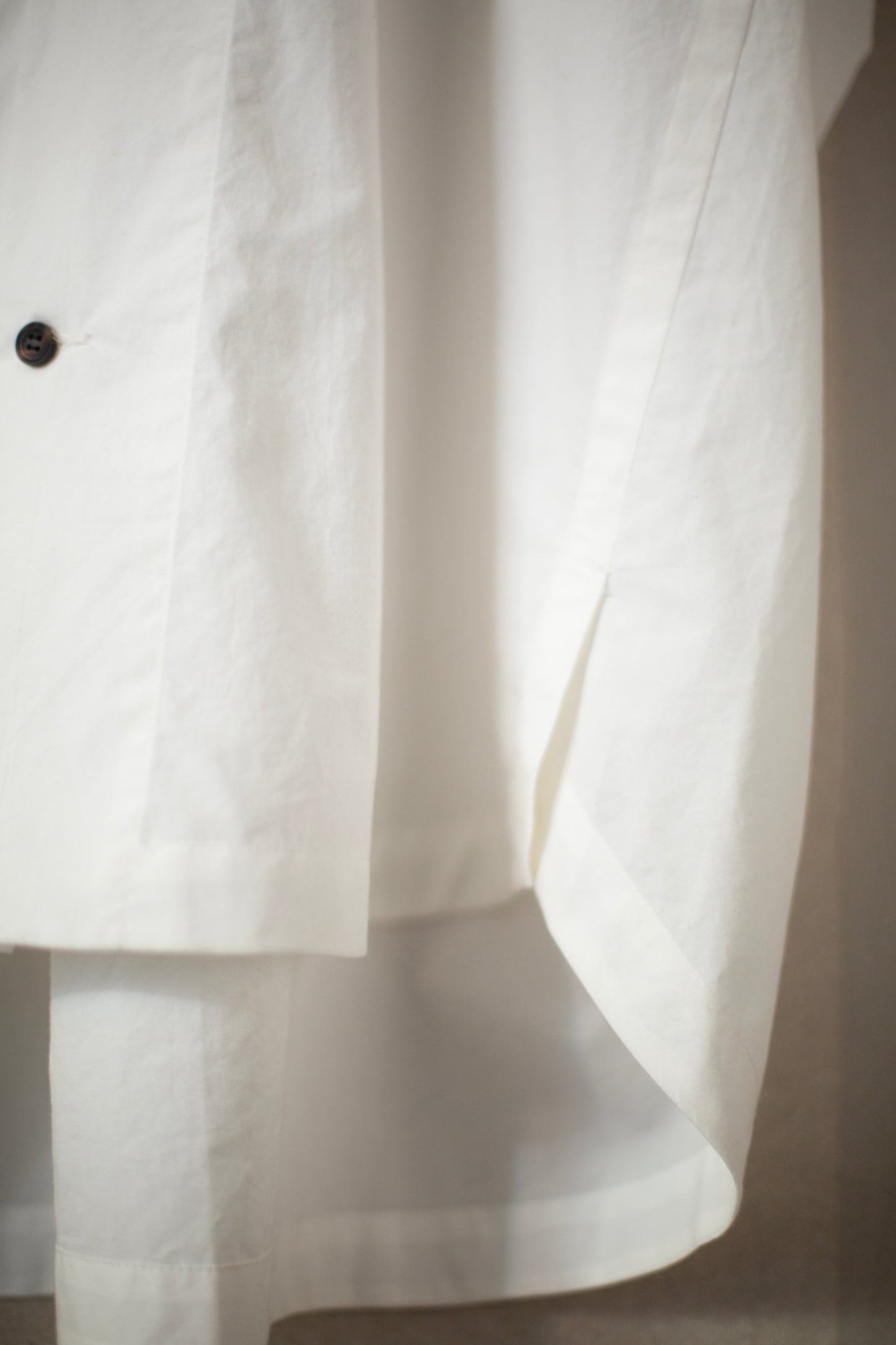 SHIRT#105 - COTTON HEMP POPLIN WHITE